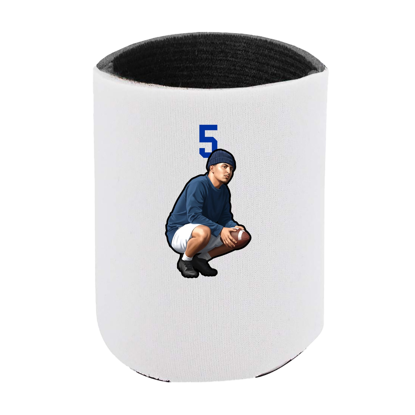 Can Holder — Number Top in White