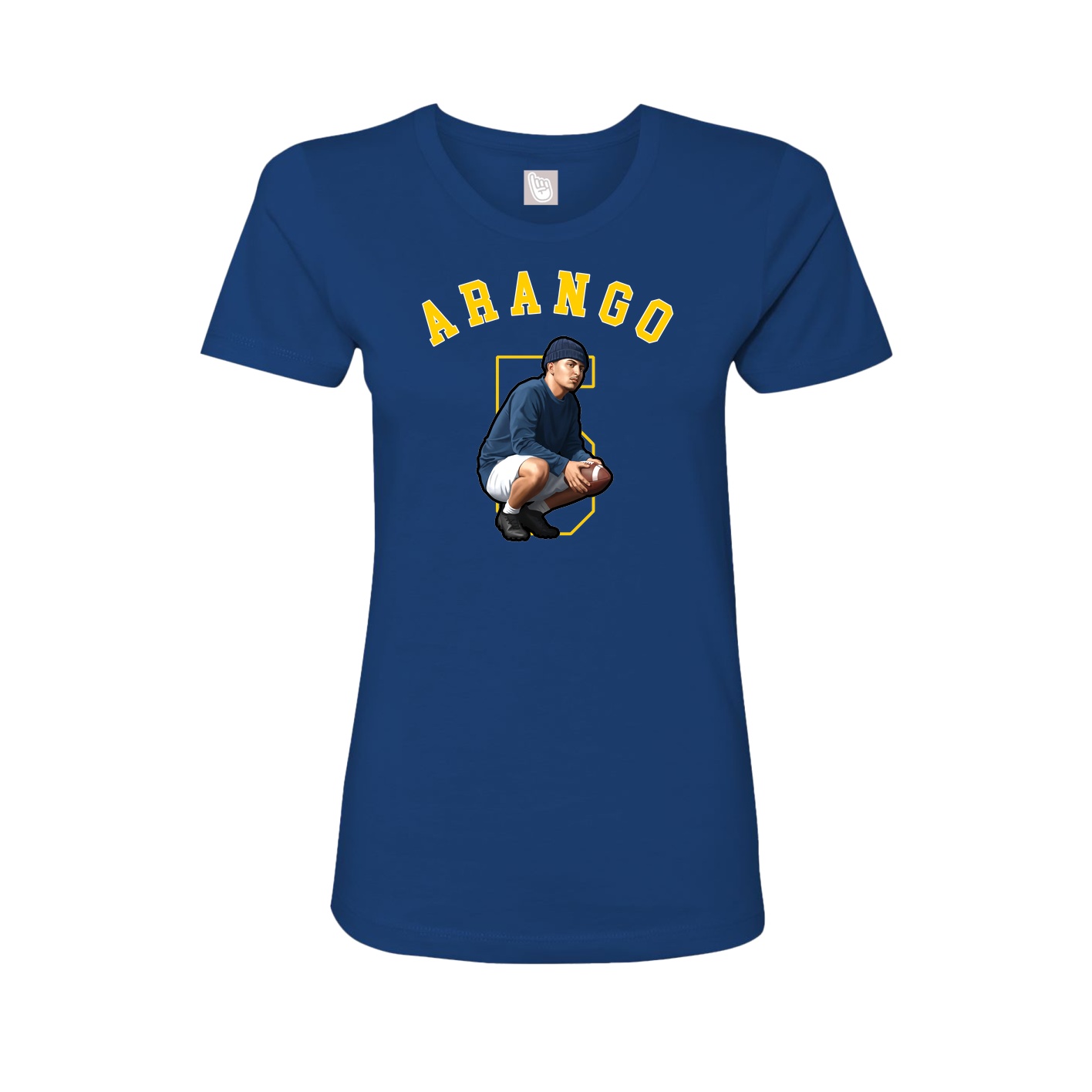 Fitted Women's Tee — Shirsey Arch in Royal