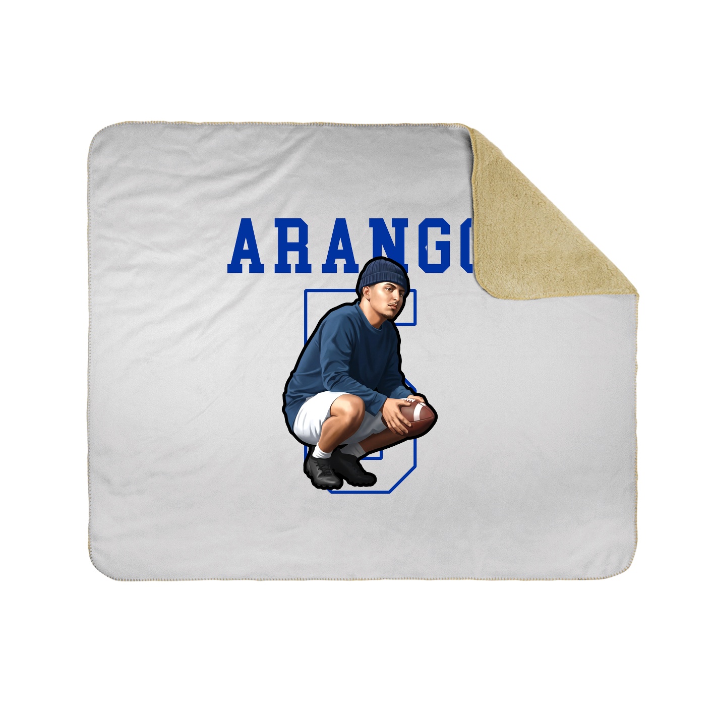 50x60 Sherpa Lined Throw Blanket