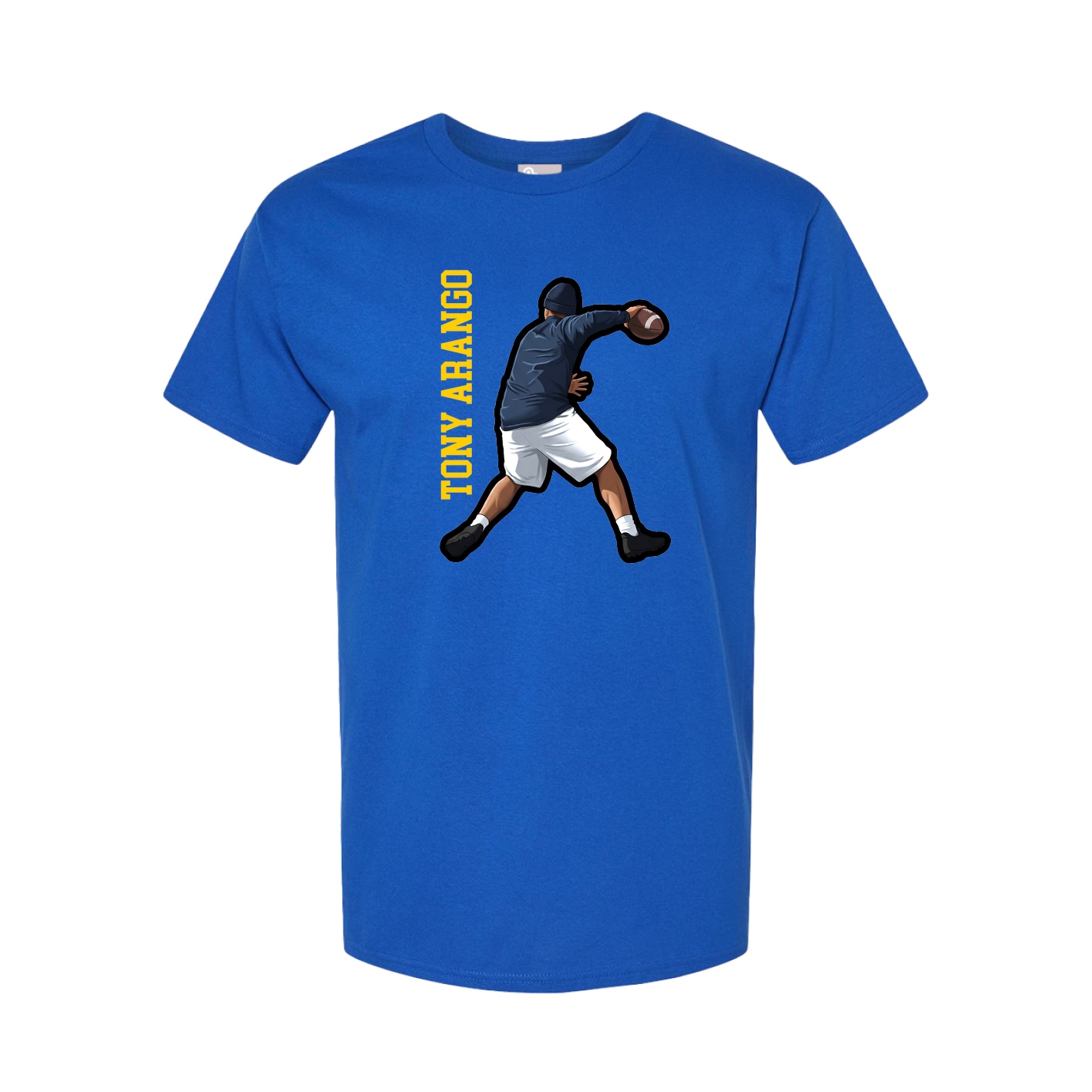 Tee — Name Vertical in Royal