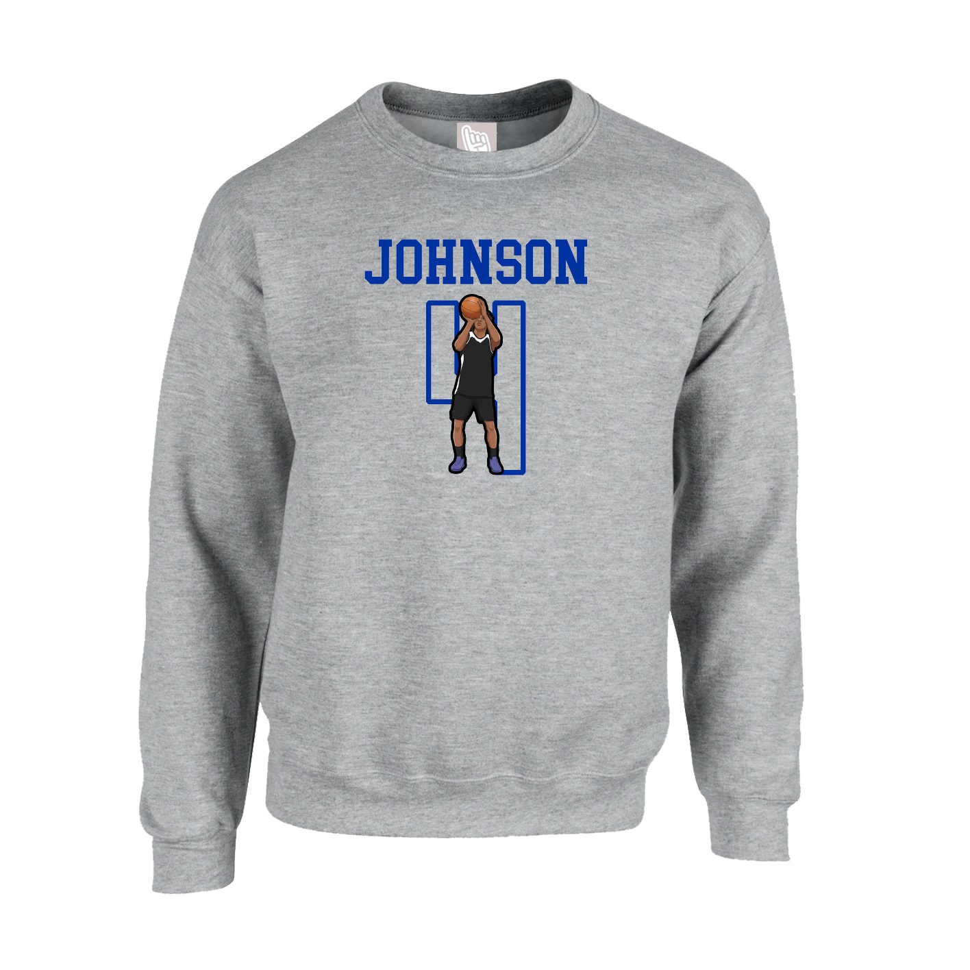 Fleece Crew — Shirsey in Grey
