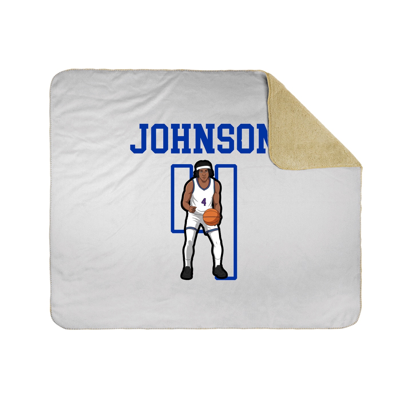 Throw Blanket — Shirsey in White