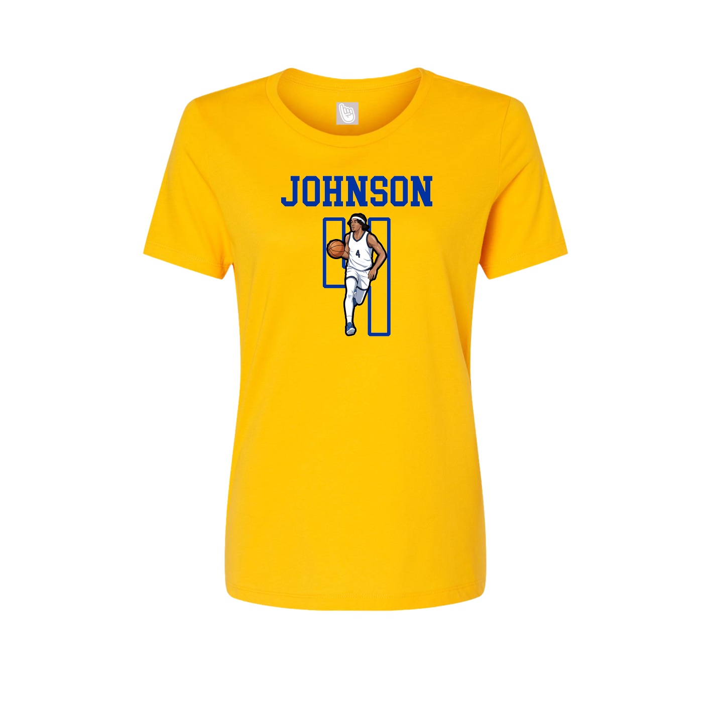 Fitted Women's Tee — Shirsey in Gold