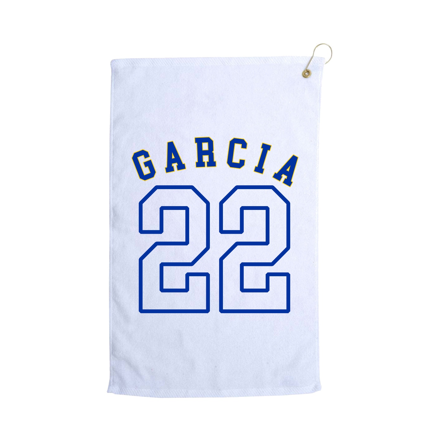 Golf Towel — Shirsey Arch in White