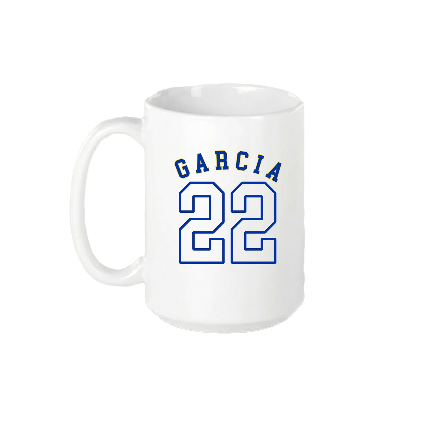 15oz Coffee Mug — Shirsey Arch in White