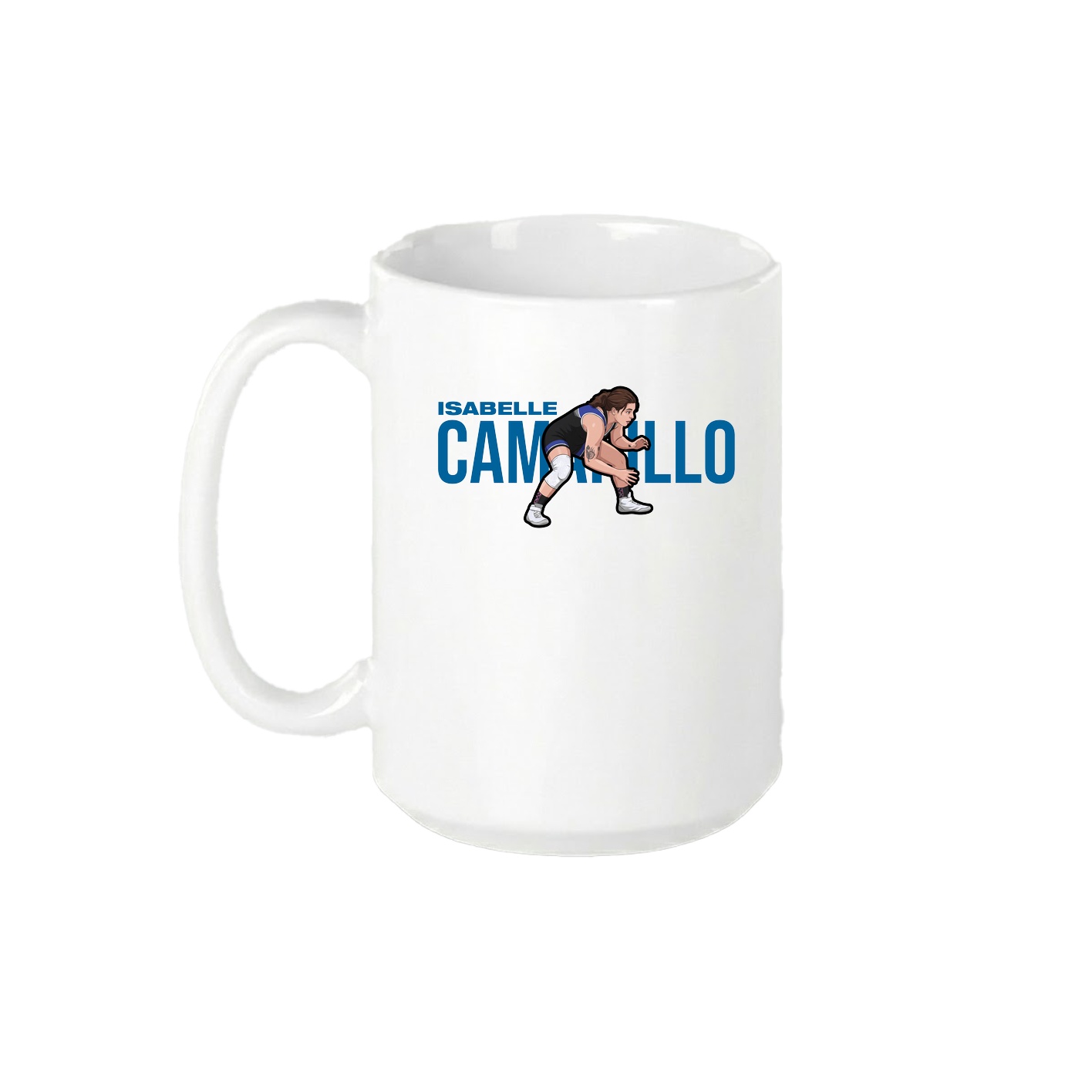 15oz Coffee Mug — Player Name in White