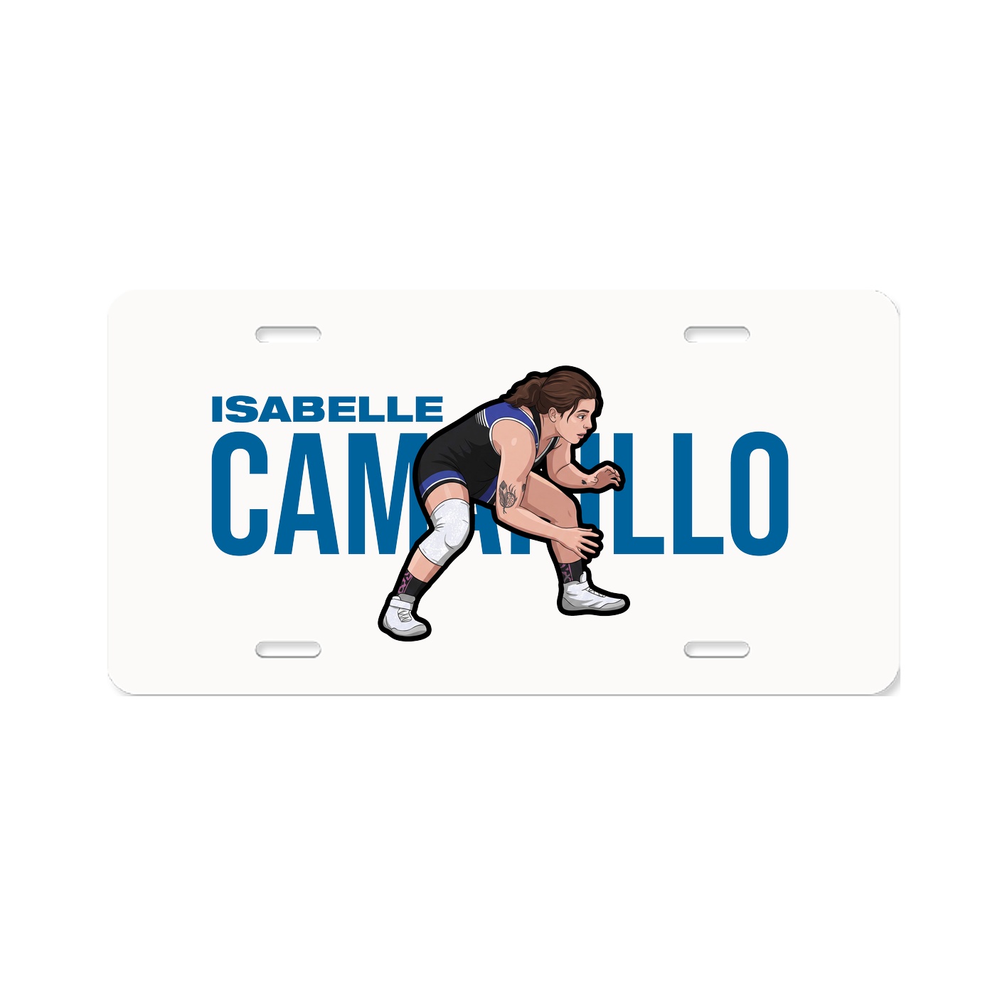 License Plate — Player Name in Classic