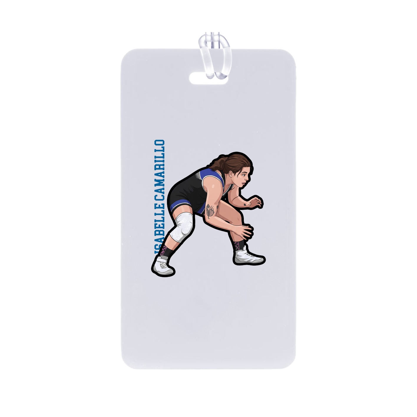 Bag Tag — Name Vertical in Classic