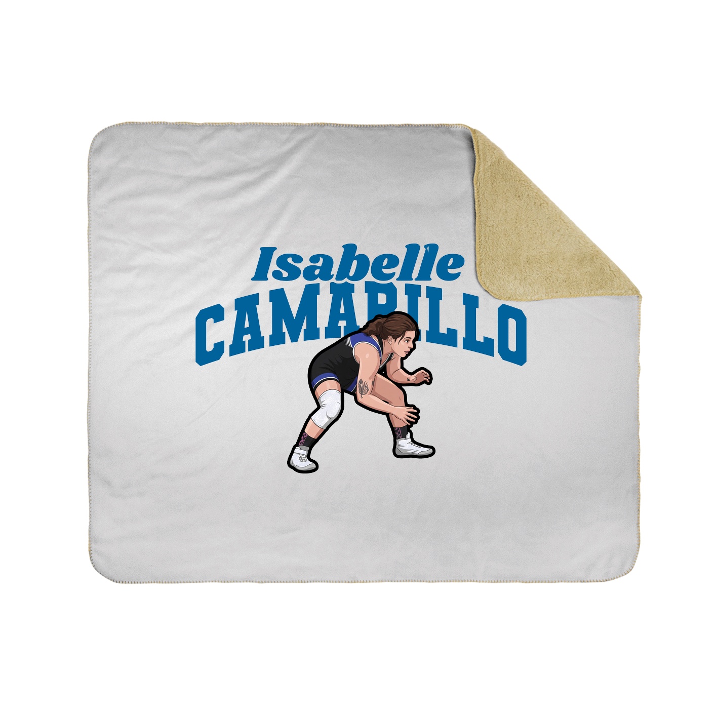 Throw Blanket — Signature Arch in White