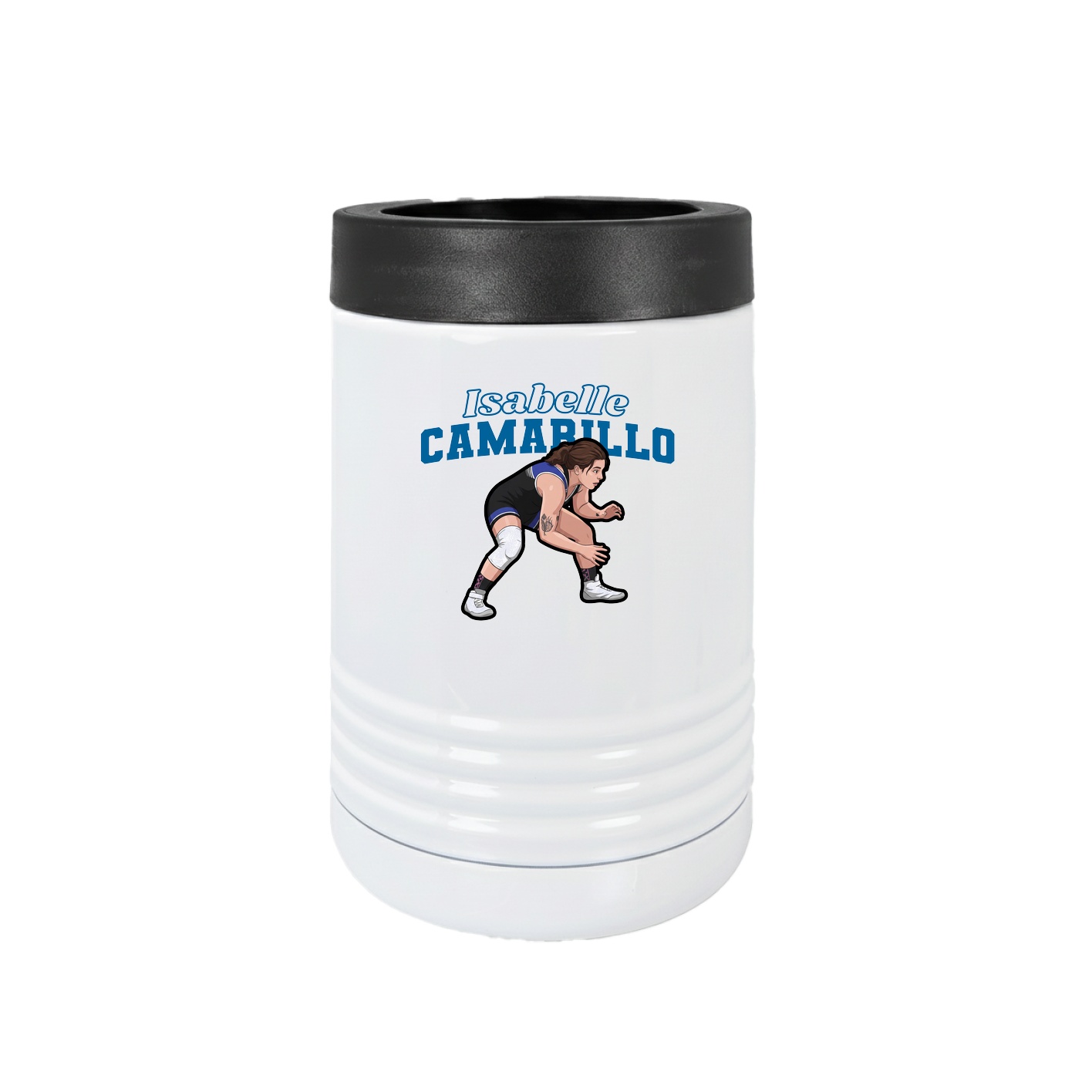 Beverage Holder — Name Arch in White