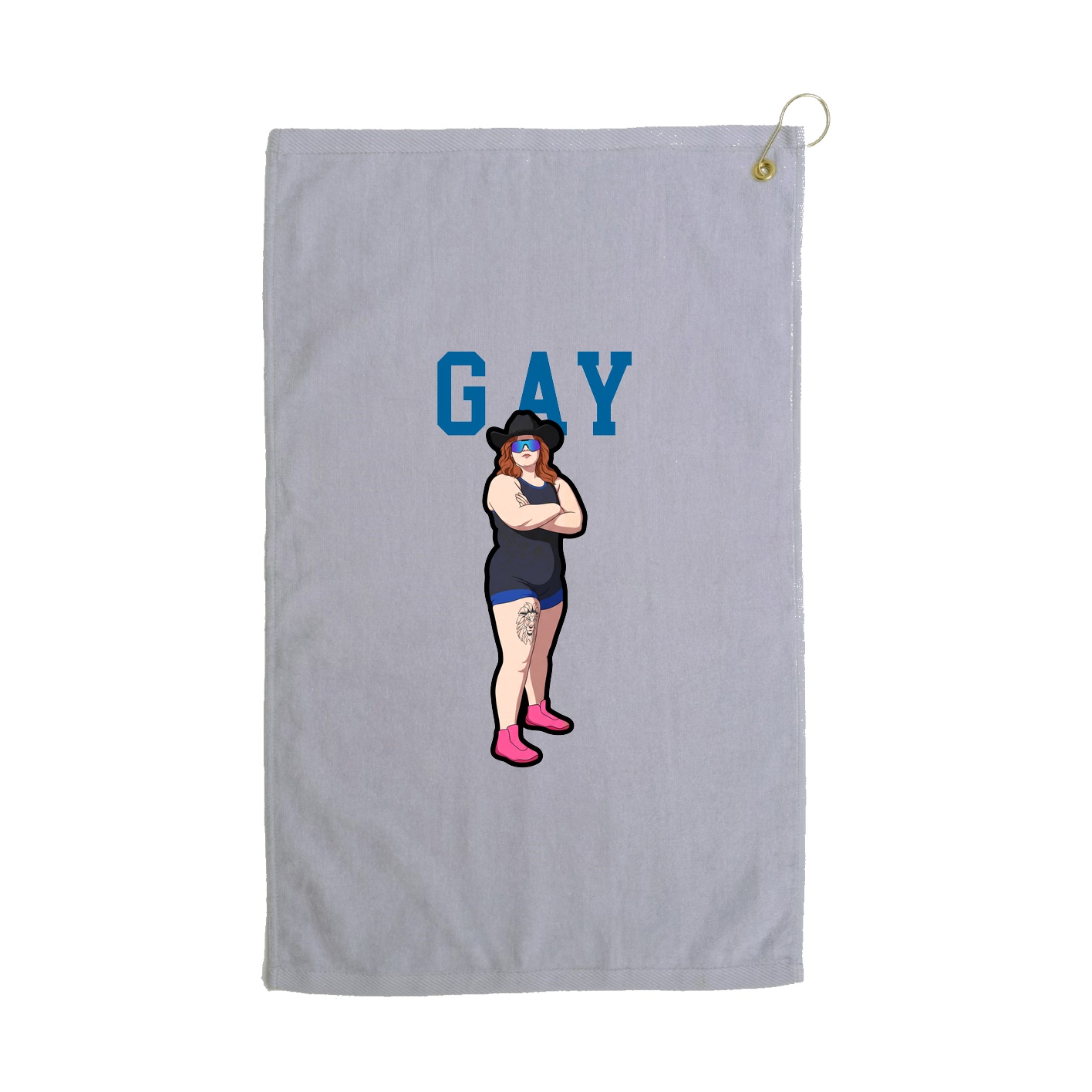 Golf Towel — Shirsey in Grey