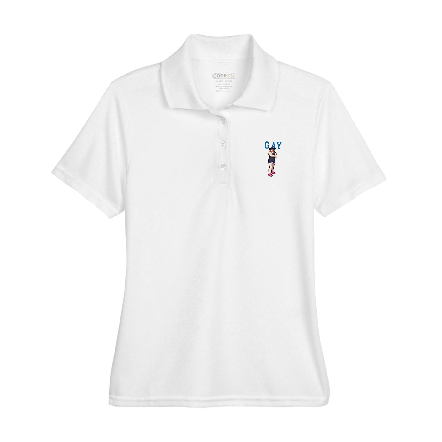 Womens Performance Polo — Shirsey in White