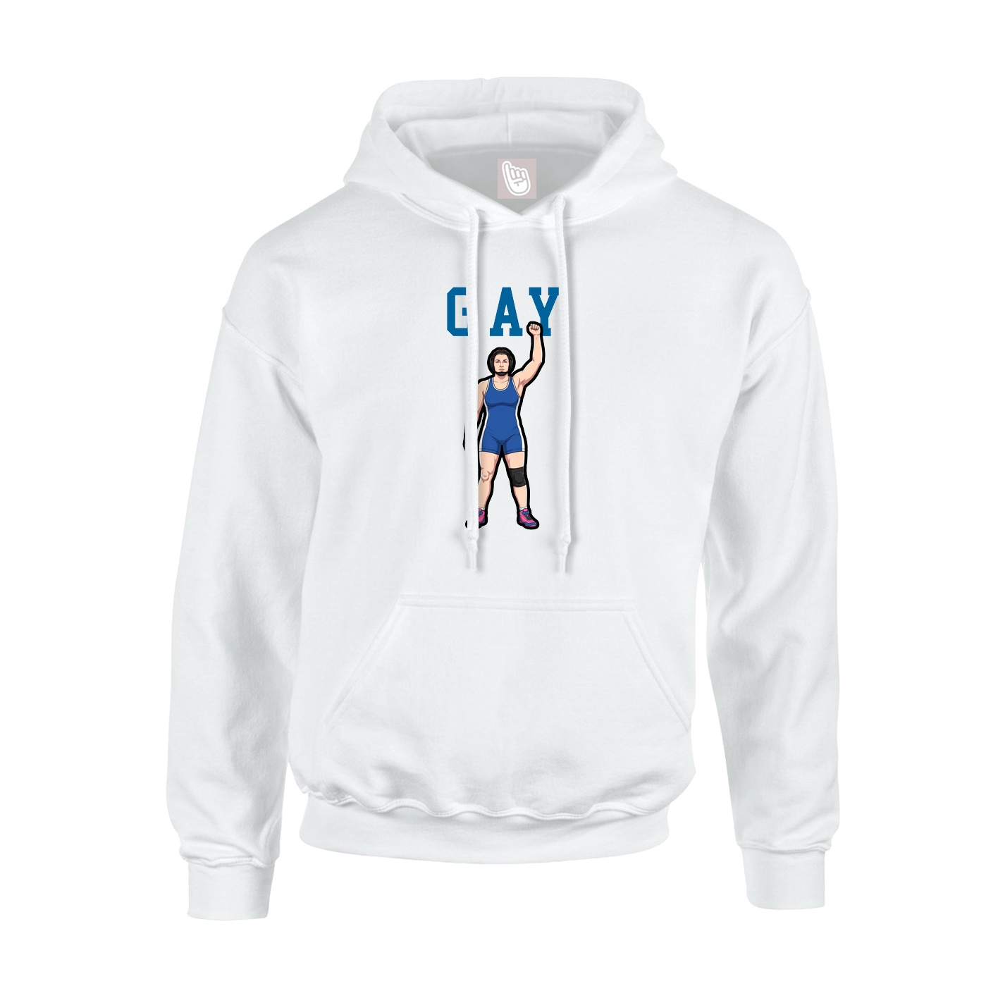 Hoodie — Shirsey in White