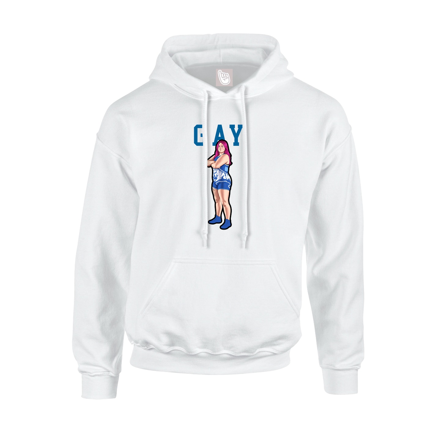 Youth Hoodie — Shirsey in White