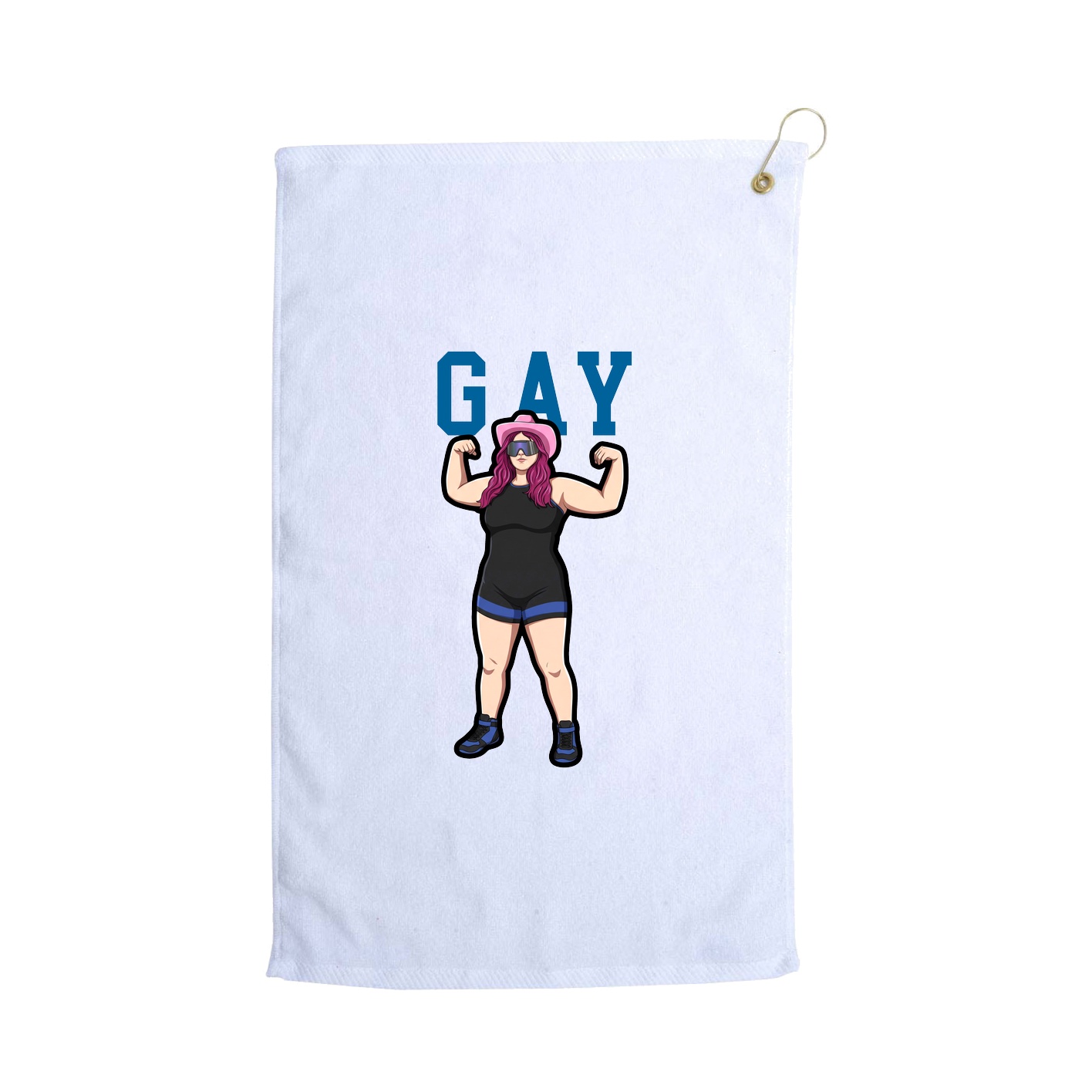 Golf Towel — Shirsey in White