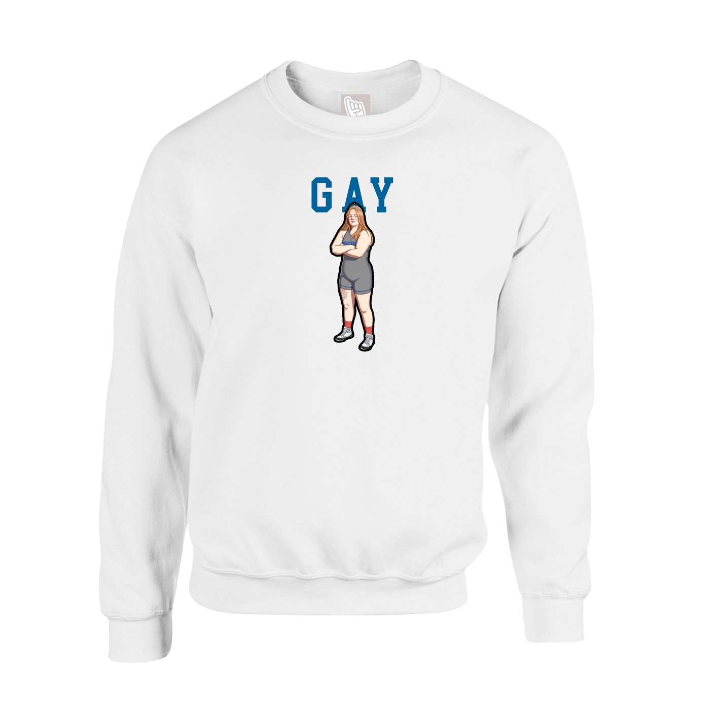 Fleece Crew — Shirsey in White