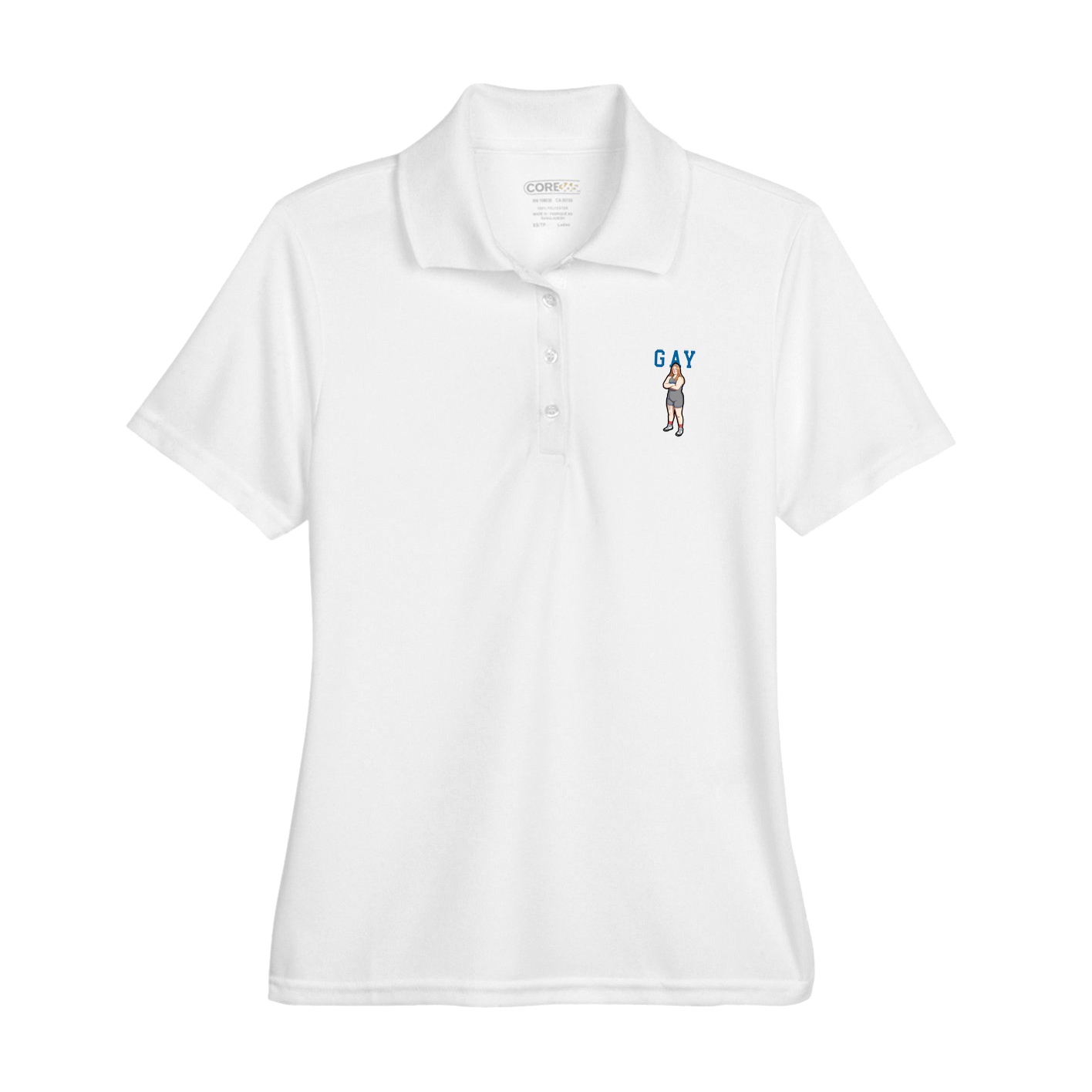 Womens Performance Polo — Shirsey in White