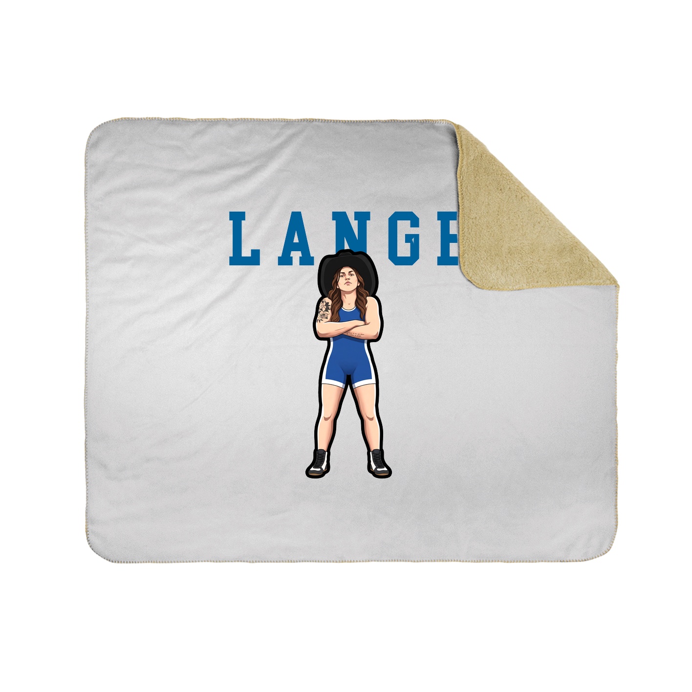 Throw Blanket — Shirsey in White