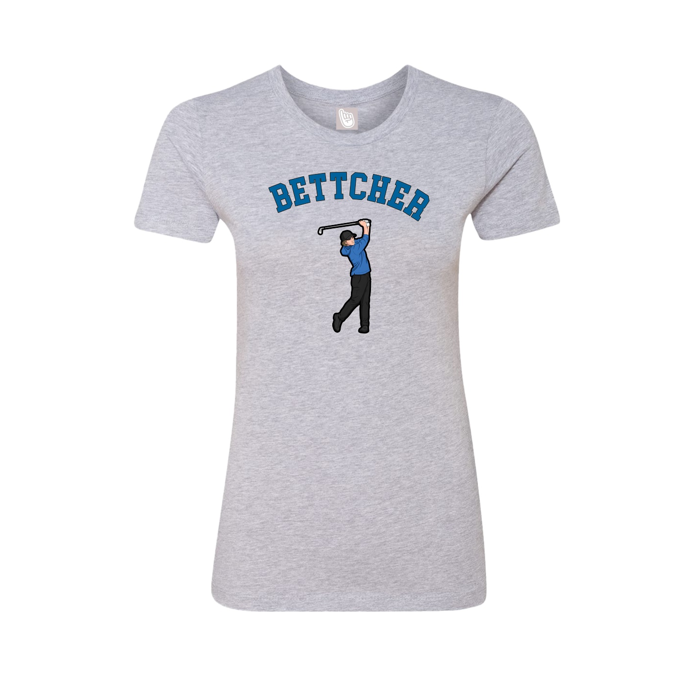 Fitted Women's Tee — Shirsey Arch in Grey