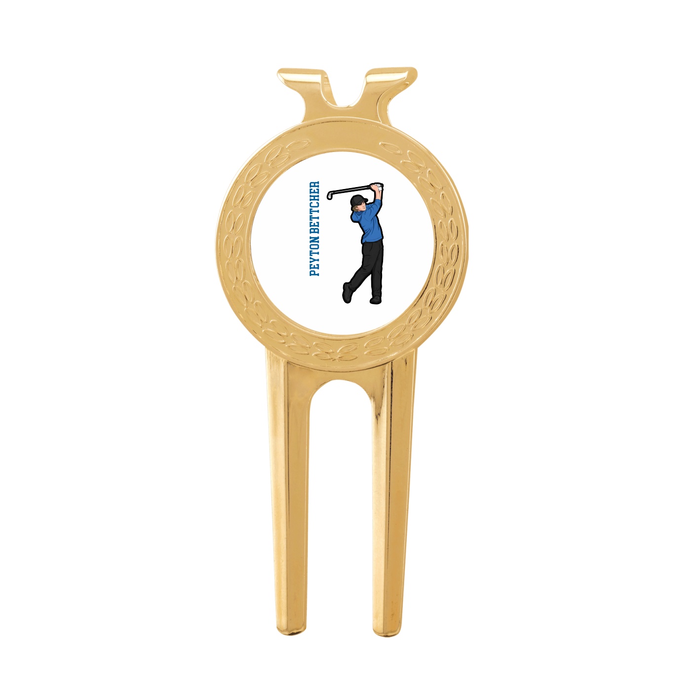 Divot Tool with Ball Marker — Name Vertical in Classic