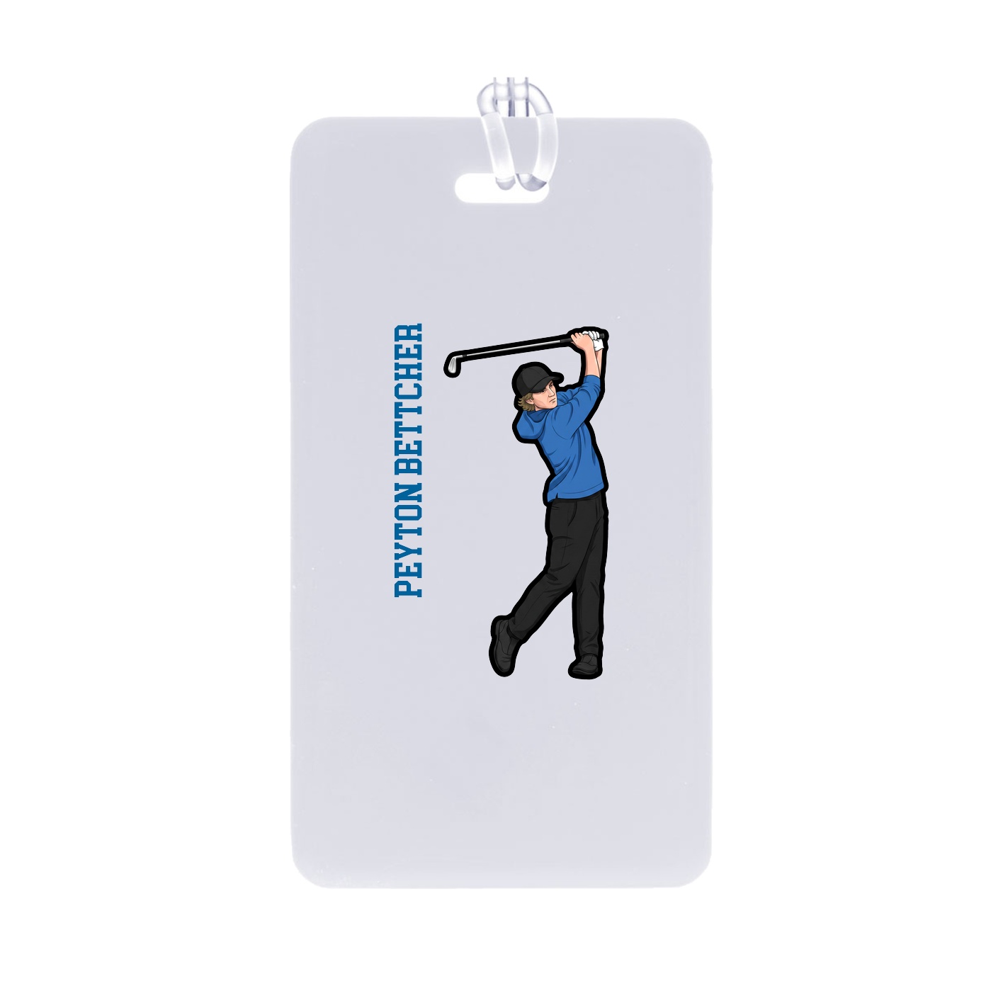 Bag Tag — Name Vertical in Classic