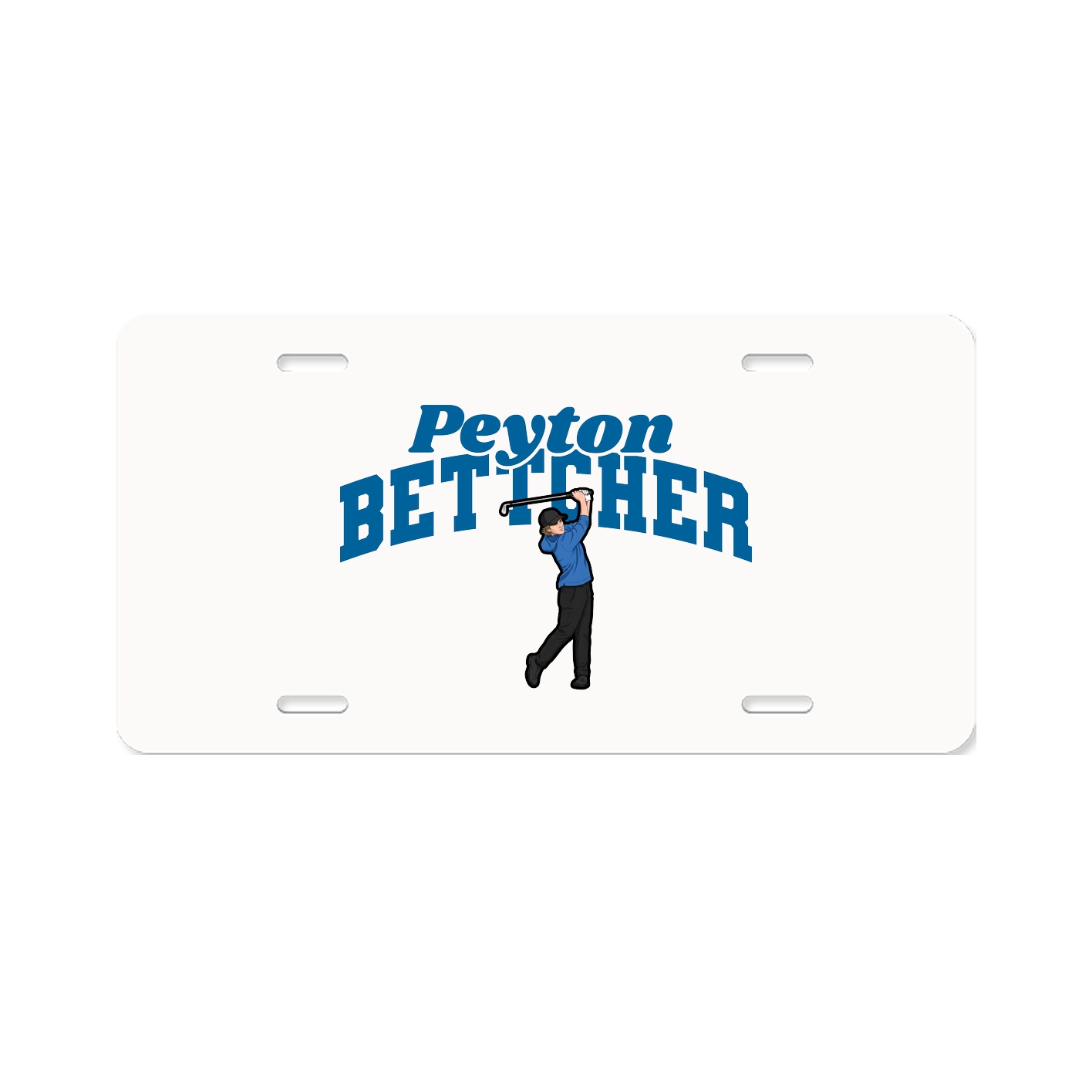 License Plate — Signature Arch in Classic