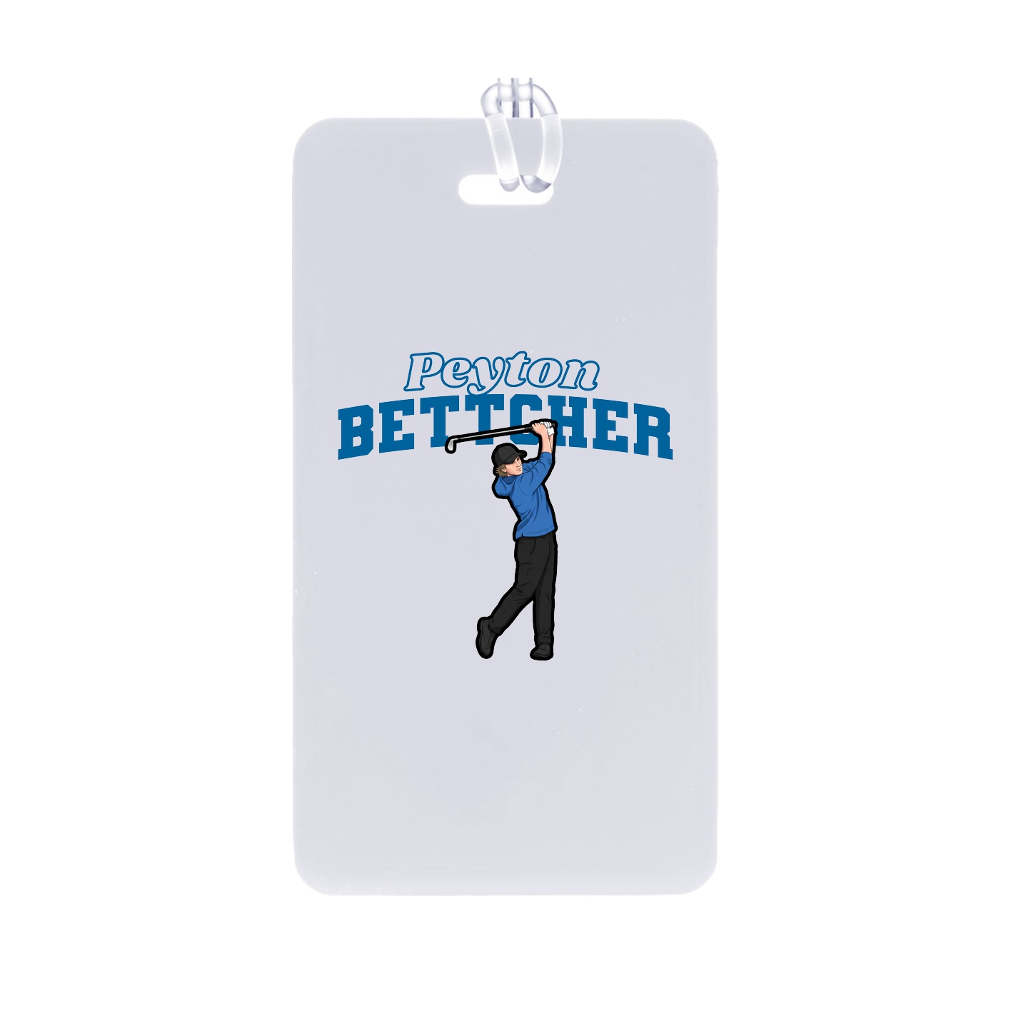 Bag Tag — Name Arch in Classic