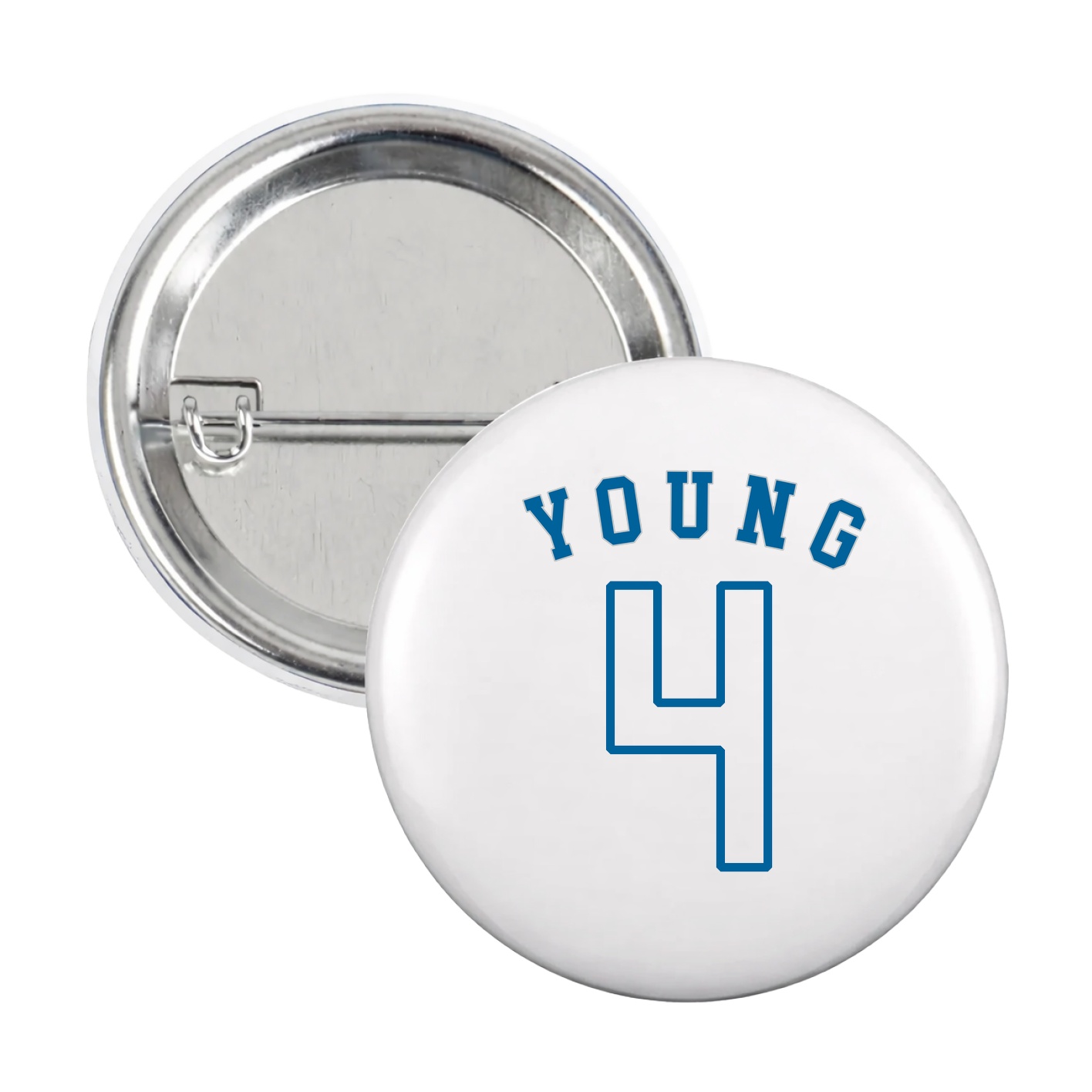 Game Day Button — Shirsey Arch in White