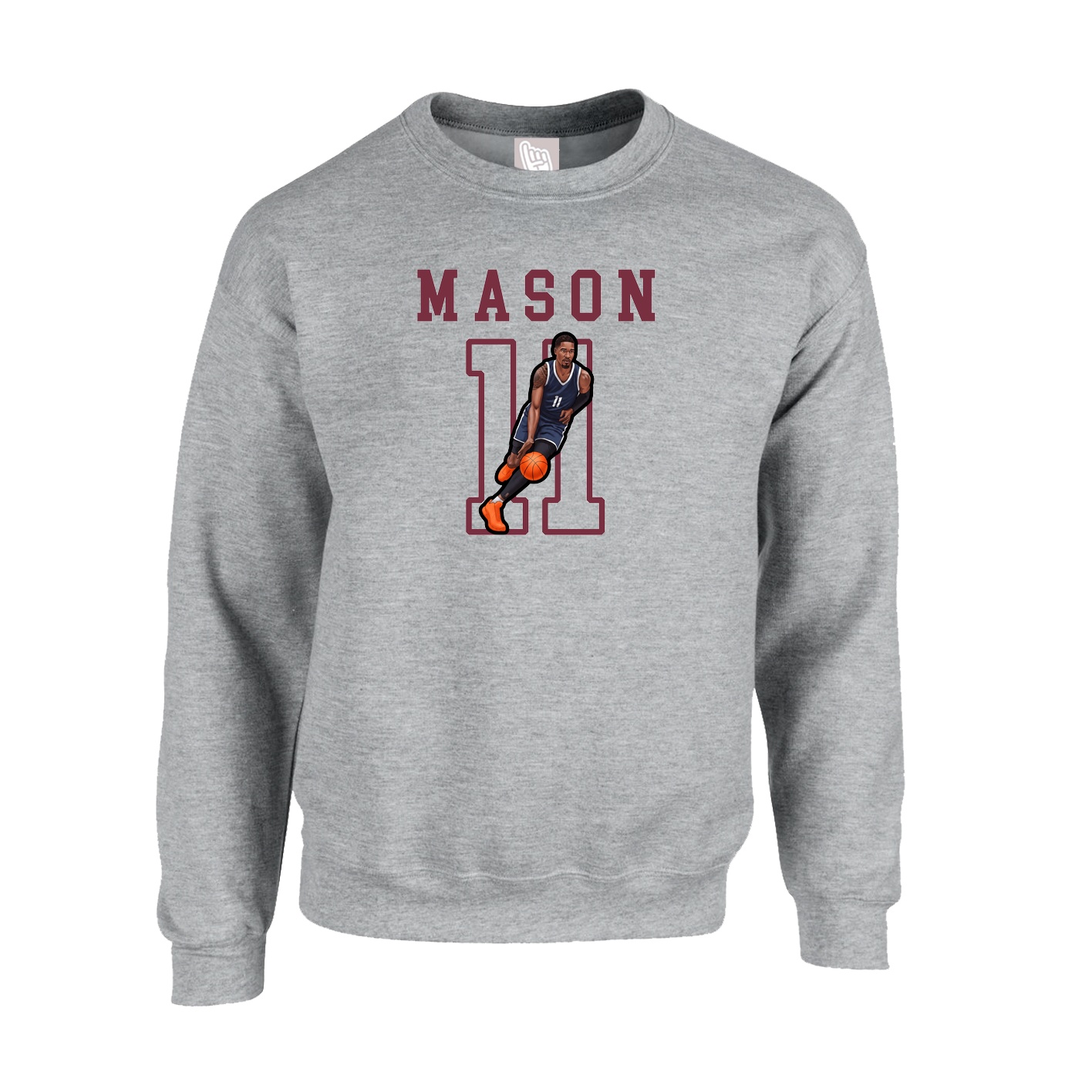 Fleece Crew — Shirsey in Grey