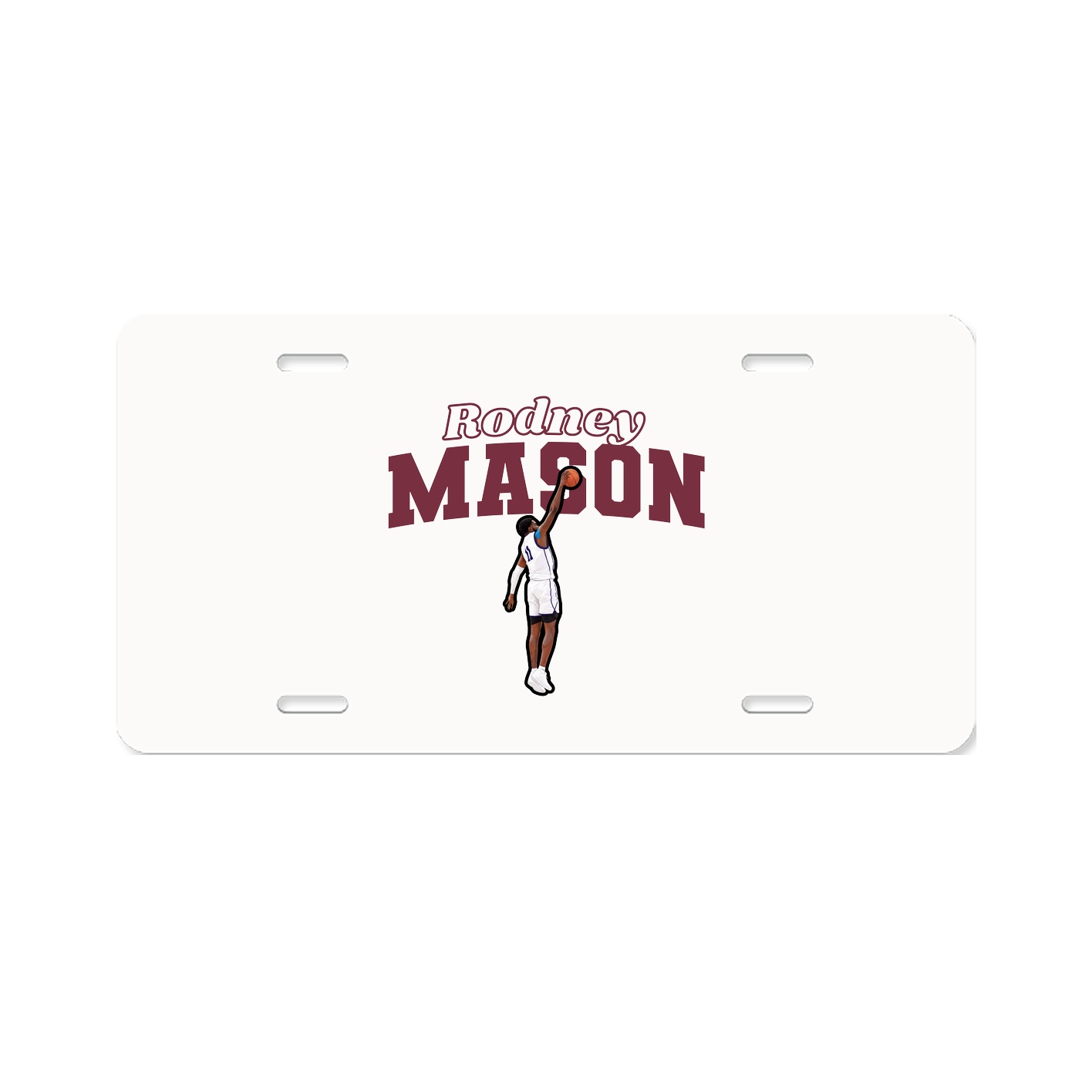 License Plate — Name Arch in Classic