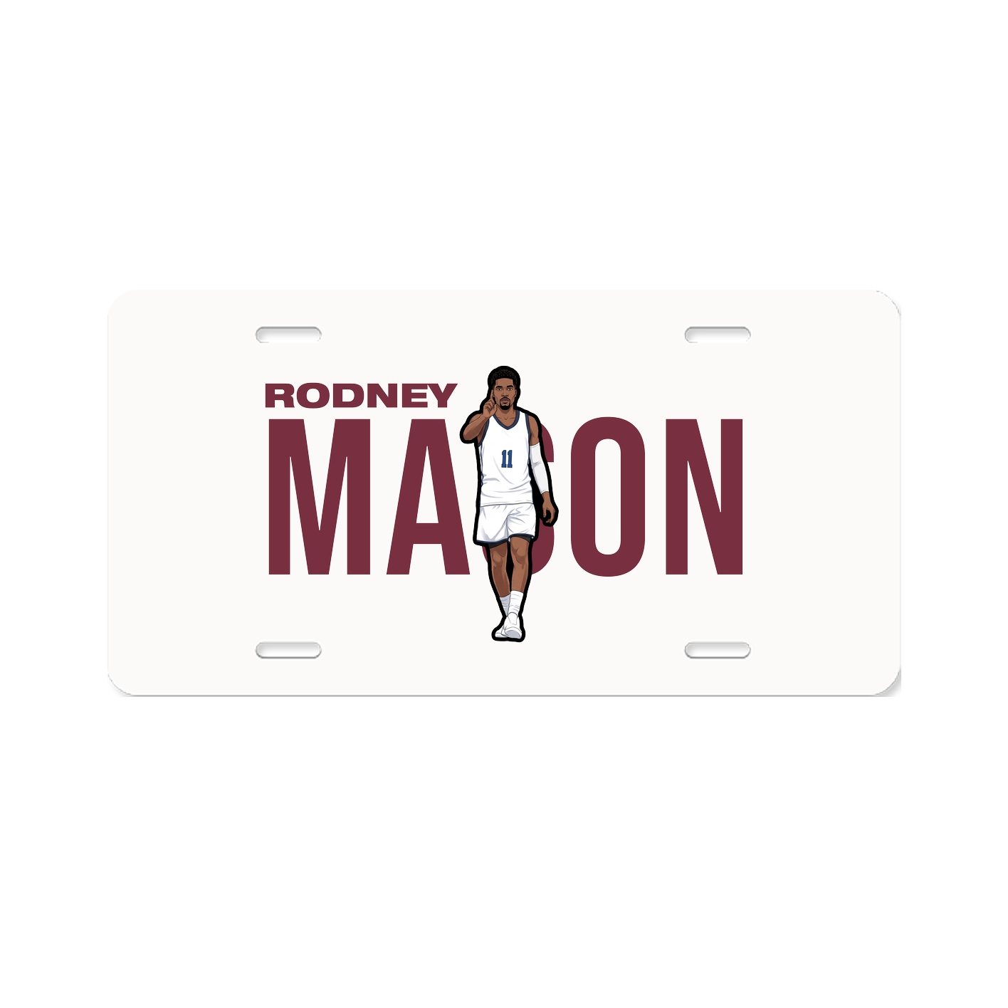 License Plate — Player Name in Classic