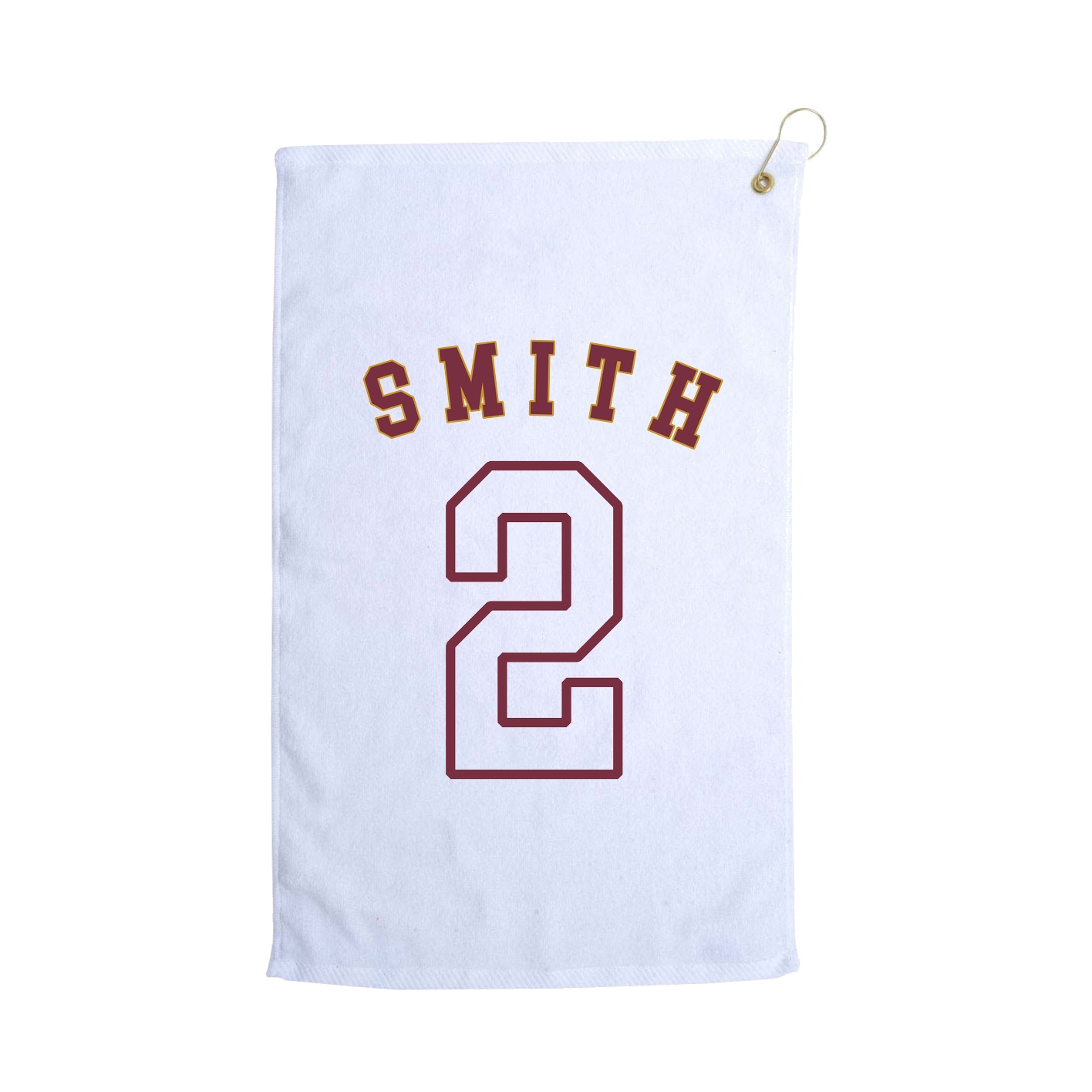 Golf Towel — Shirsey Arch in White