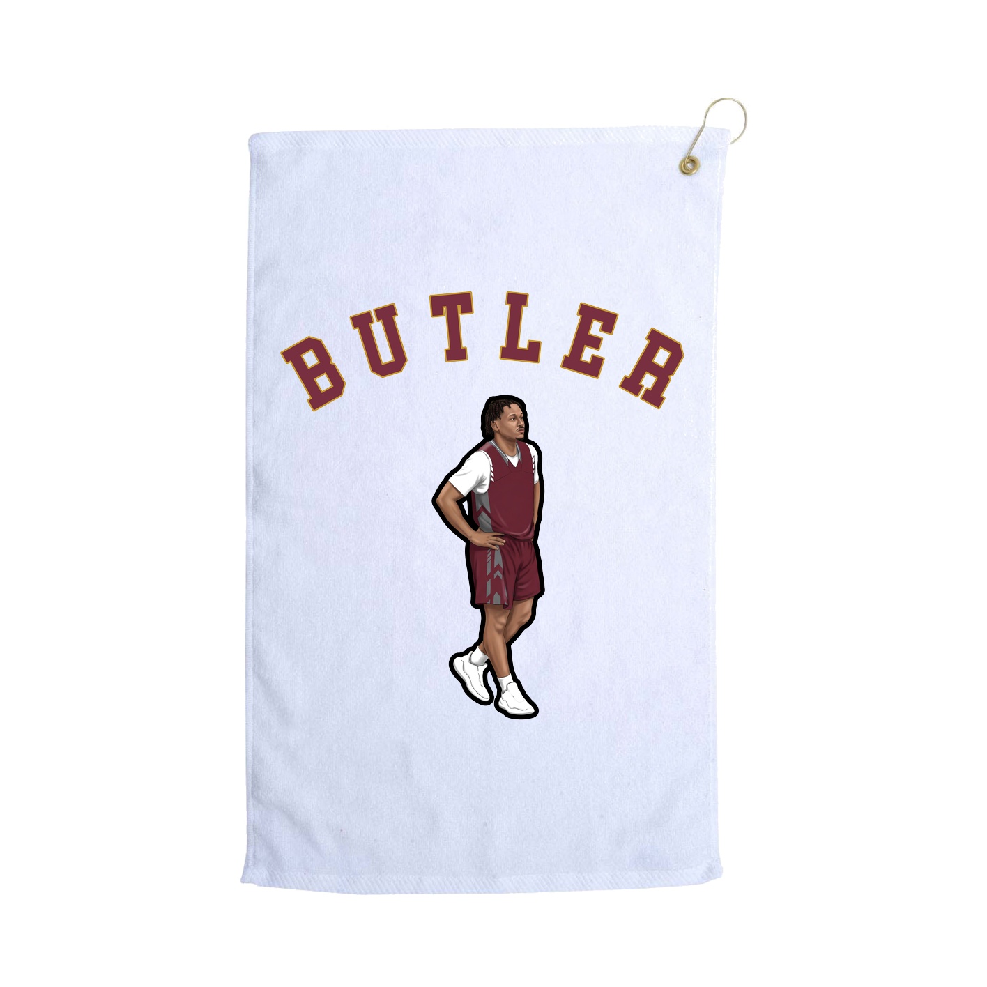 Golf Towel — Shirsey Arch in White