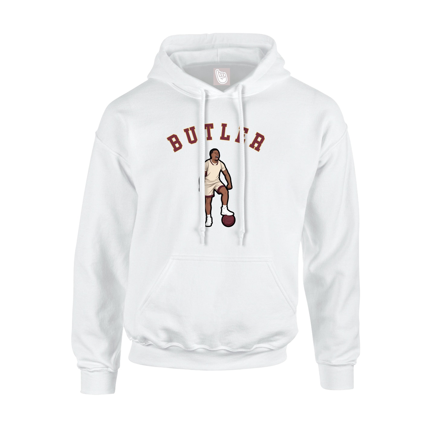 Youth Hoodie — Shirsey Arch in White
