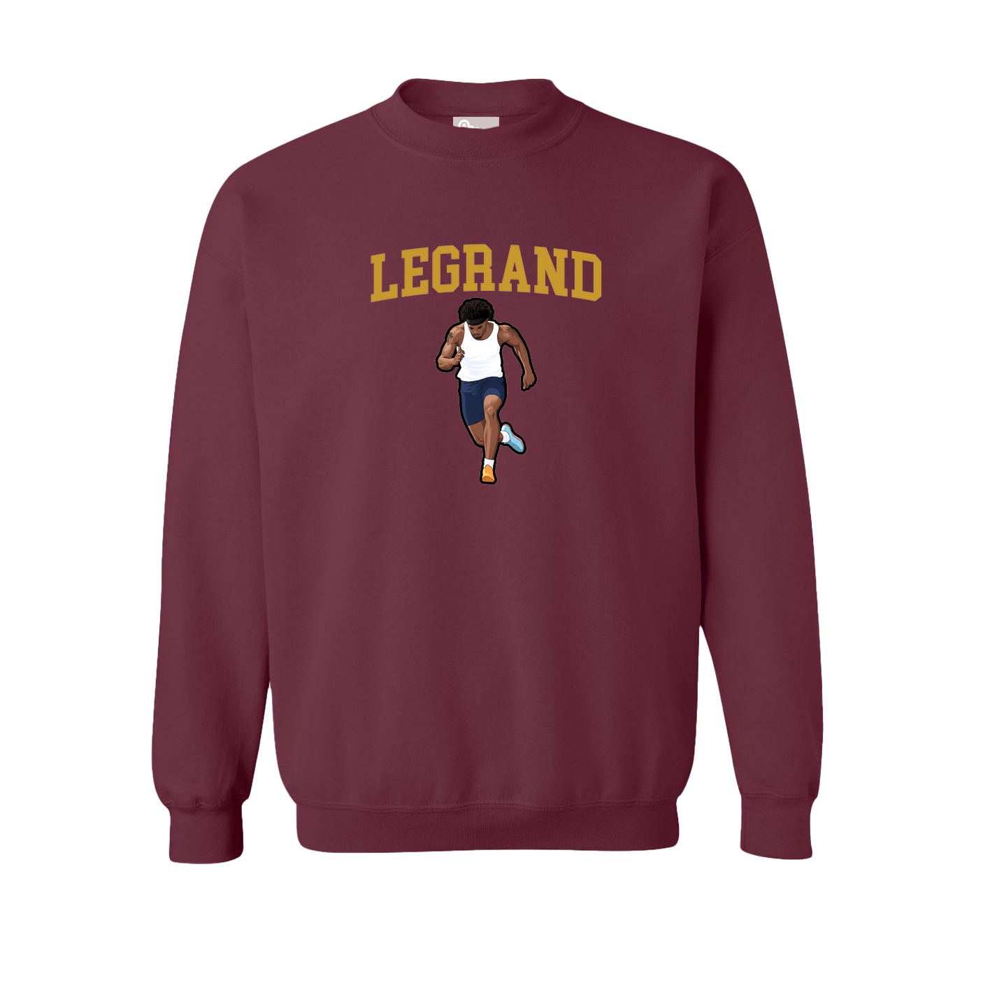 Fleece Crew — Shirsey in Maroon