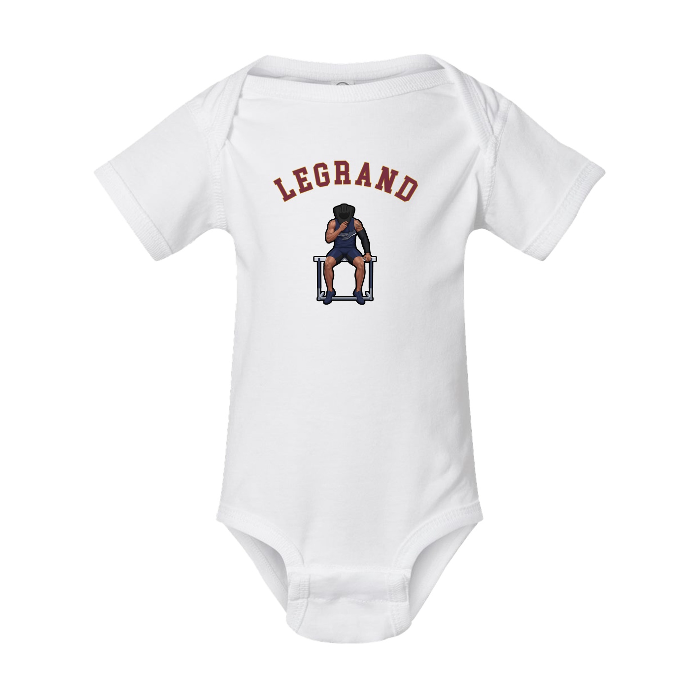 Baby Onesie — Shirsey Arch in White