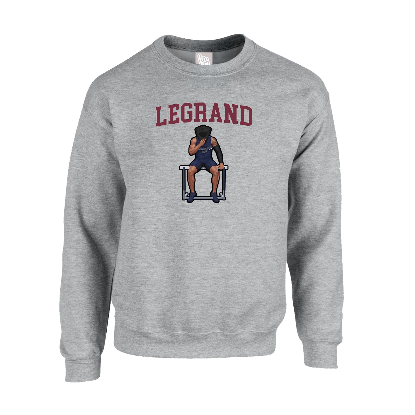 Fleece Crew — Shirsey in Grey