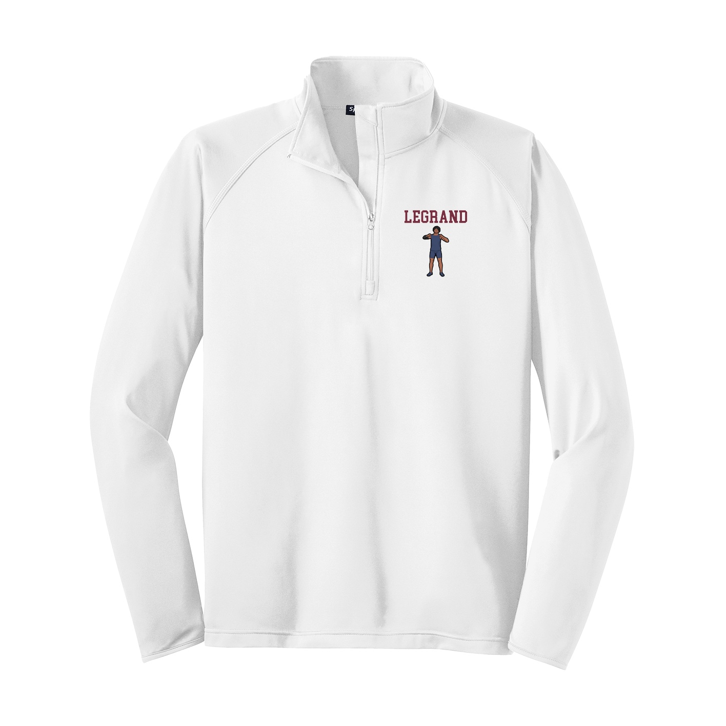Q-Zip Pullover — Shirsey in White