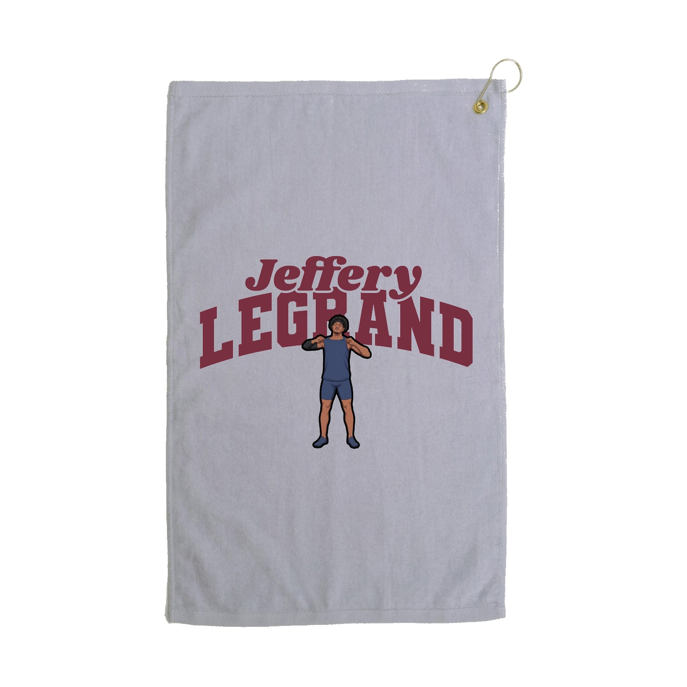 Golf Towel — Signature Arch in Grey