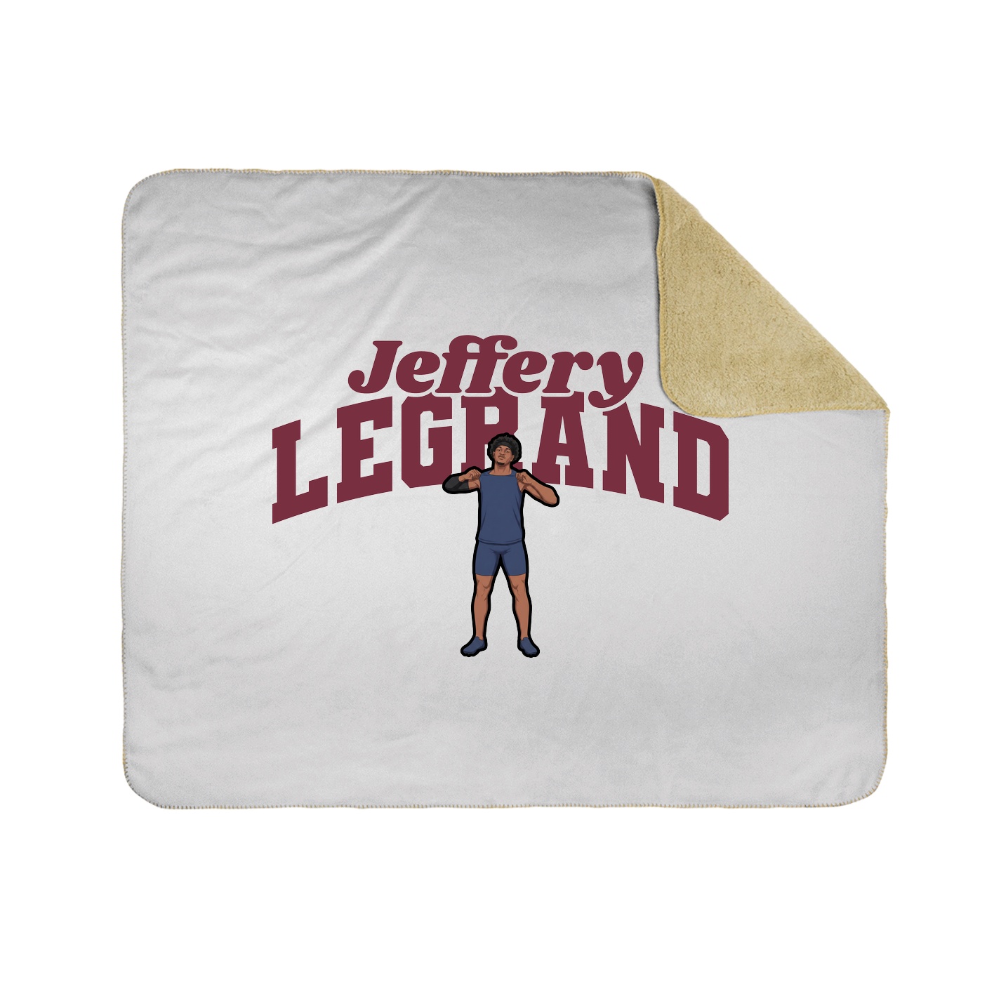 Throw Blanket — Signature Arch in White