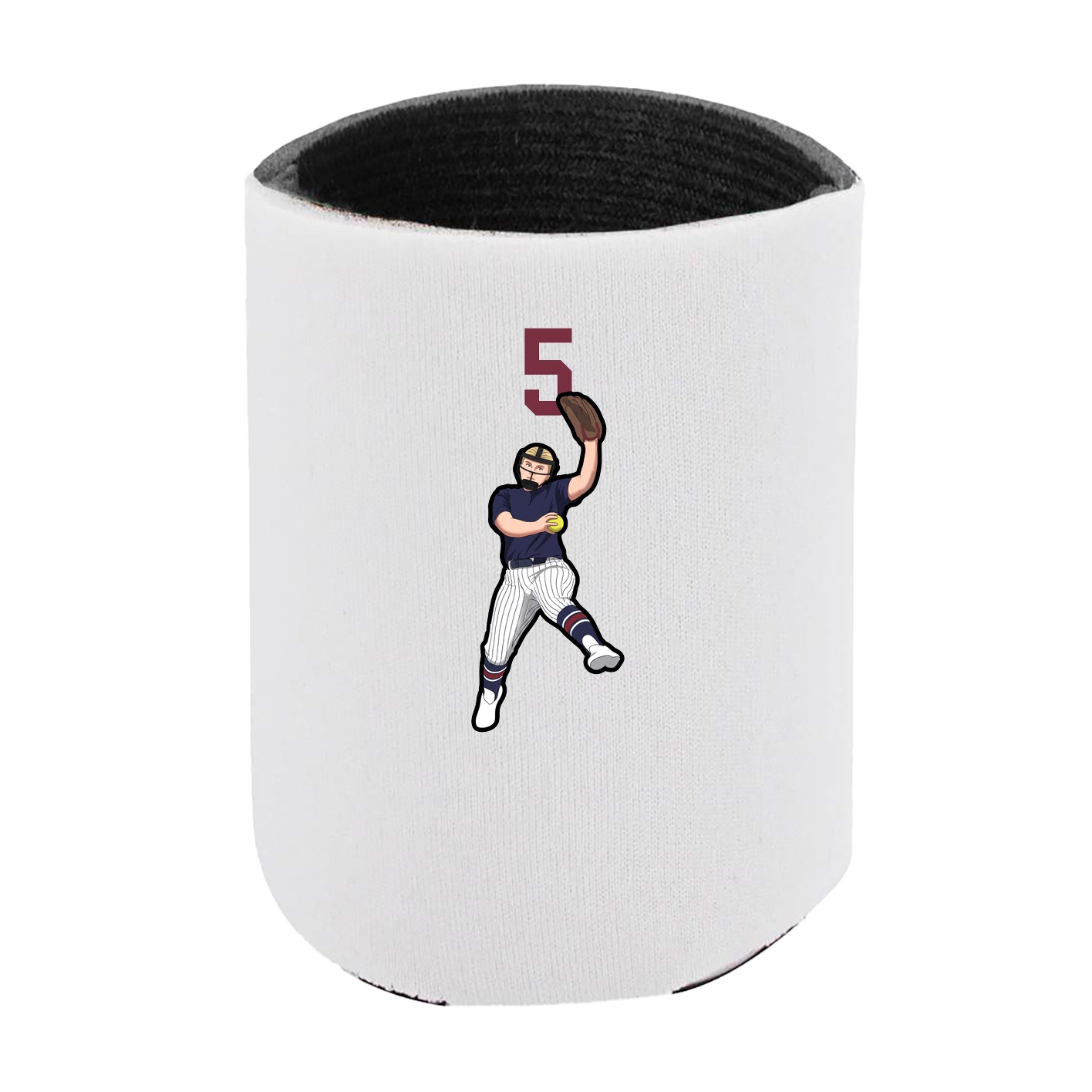 Can Holder — Number Top in White
