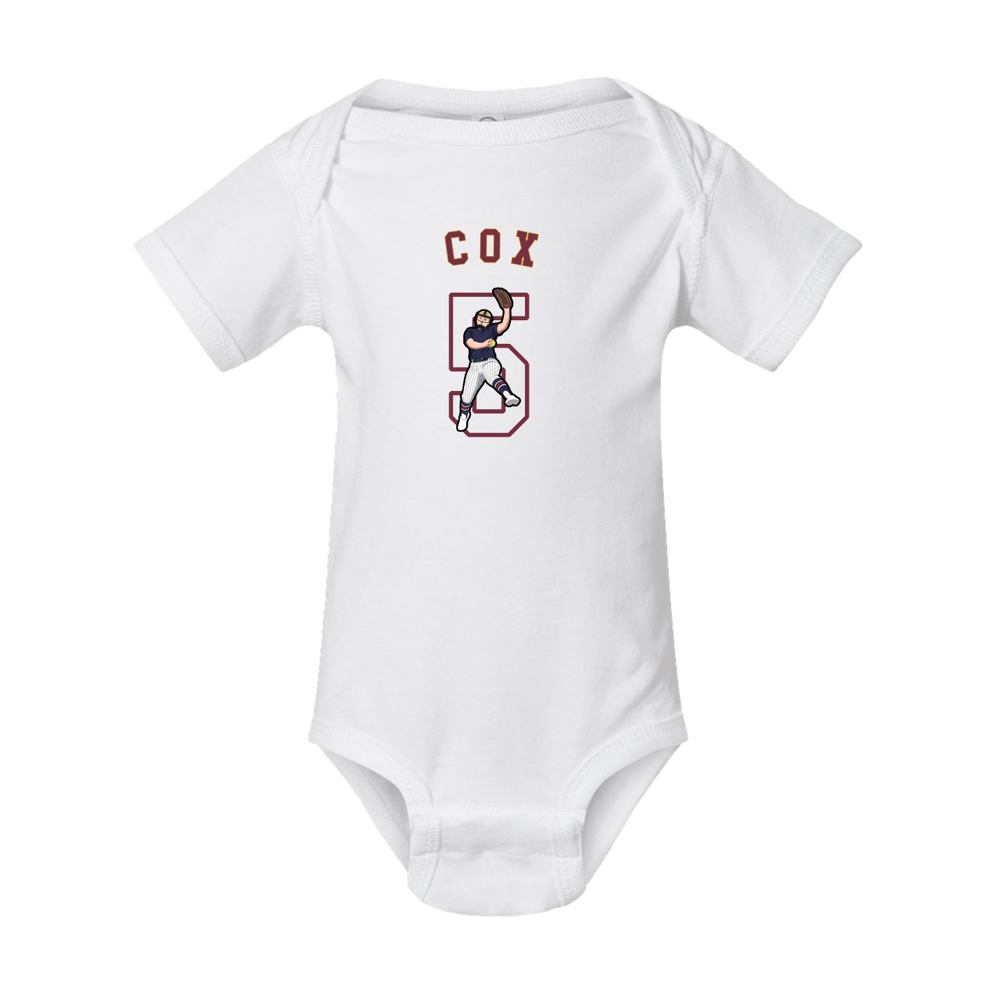 Baby Onesie — Shirsey Arch in White