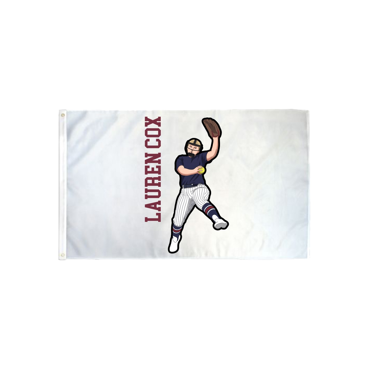 3x5 Flag — Name Vertical in Classic