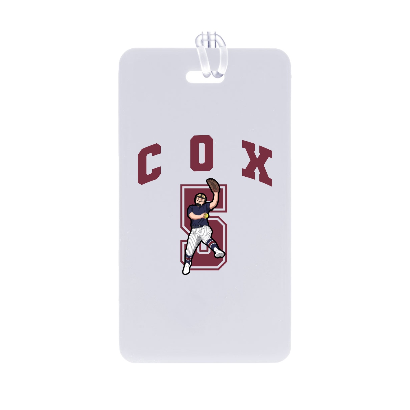 Bag Tag — Number in Classic