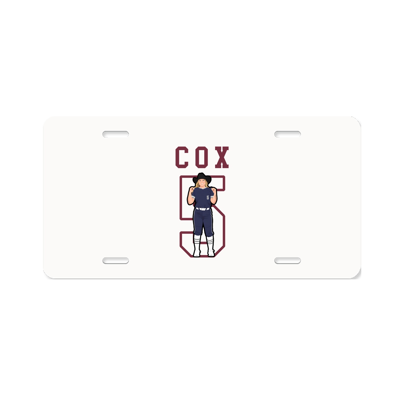License Plate — Shirsey in Classic