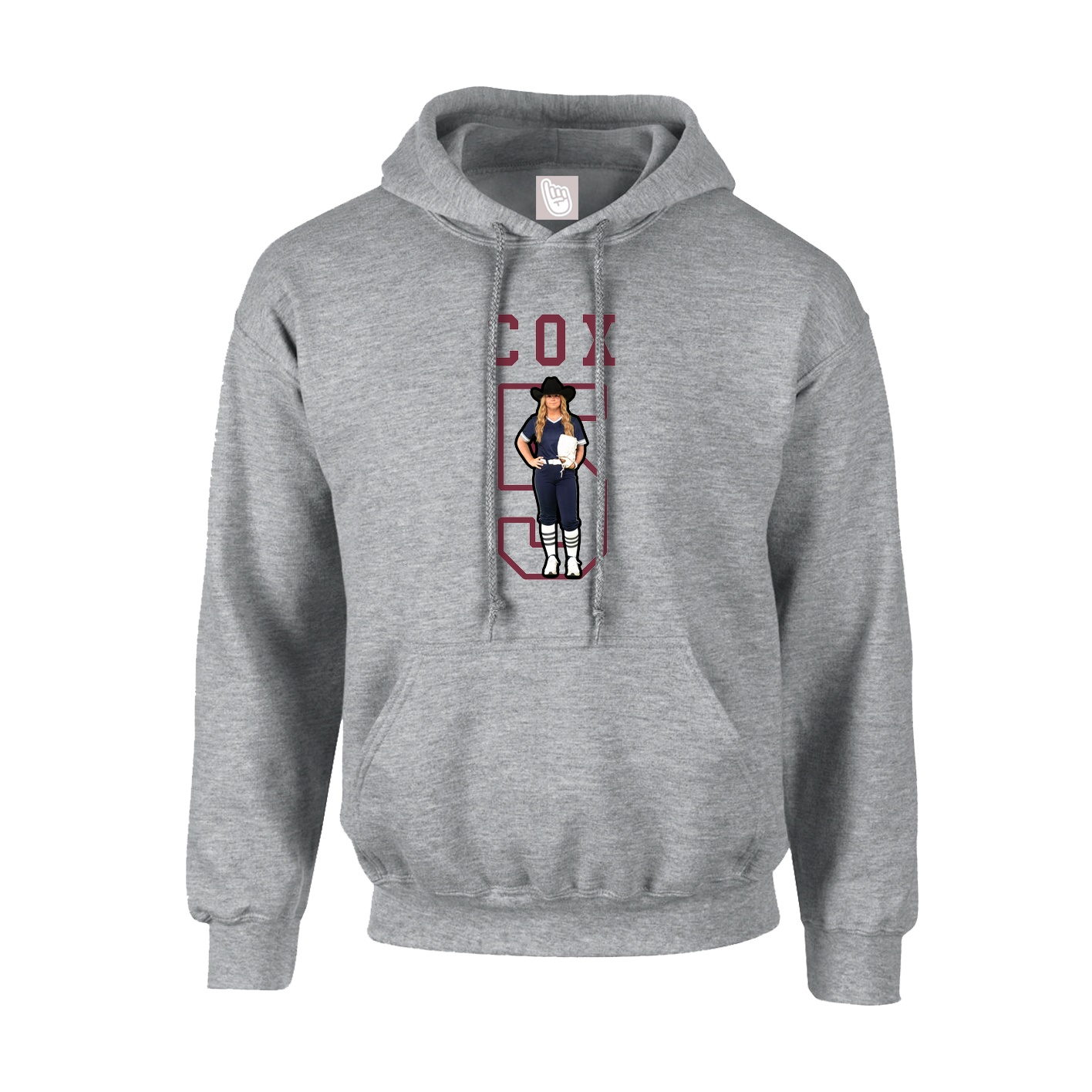 Hoodie — Shirsey in Grey