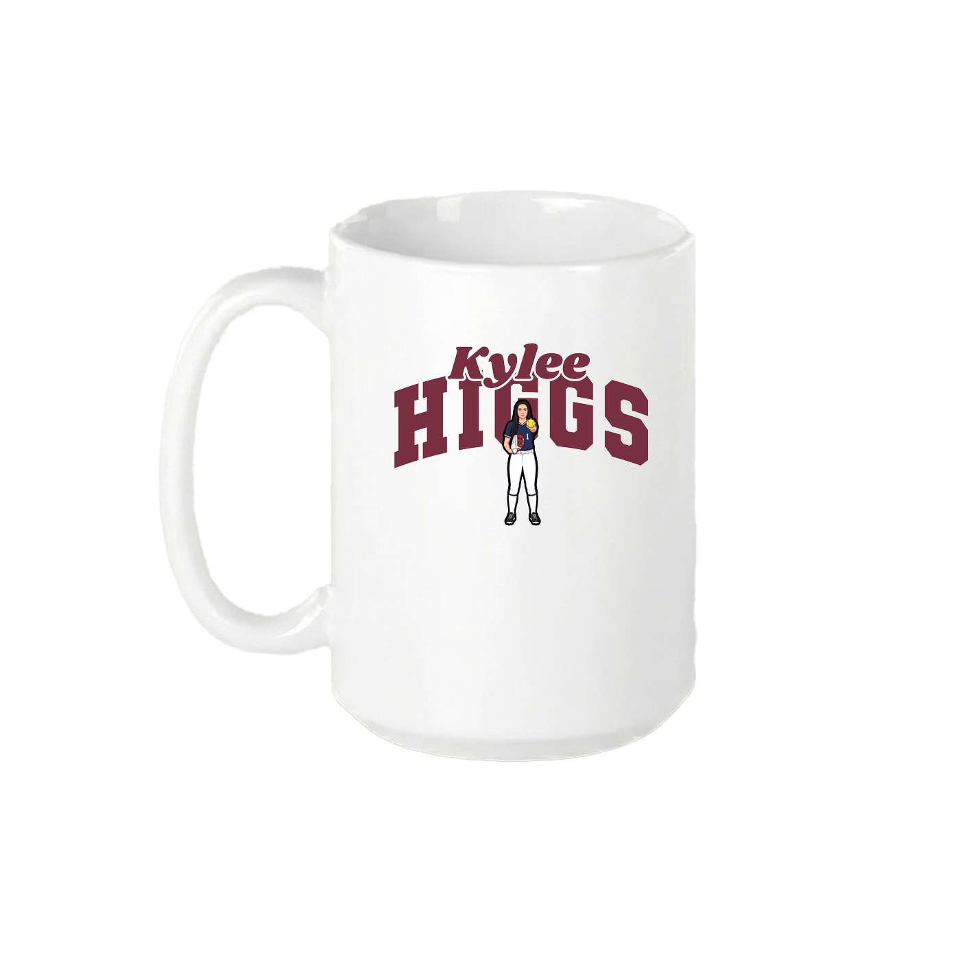 15oz Coffee Mug — Signature Arch in White