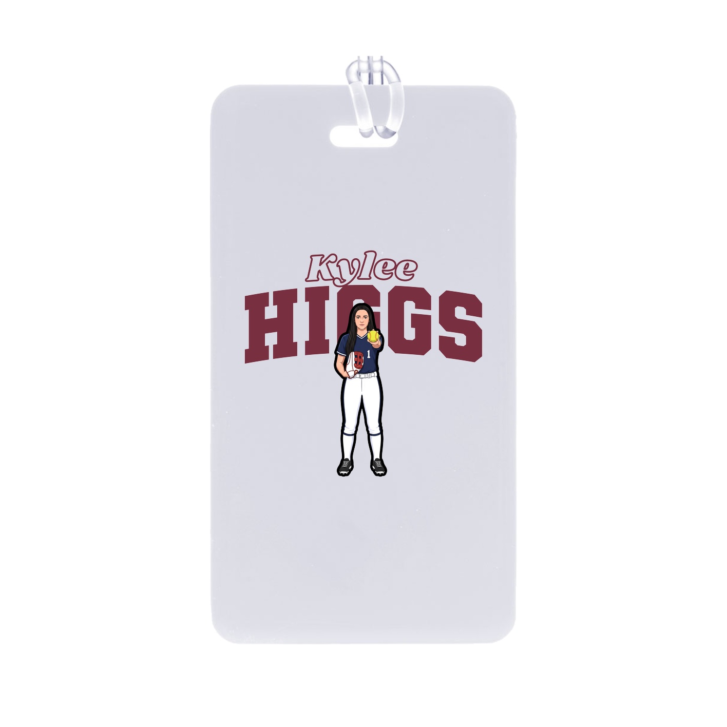 Bag Tag — Name Arch in Classic