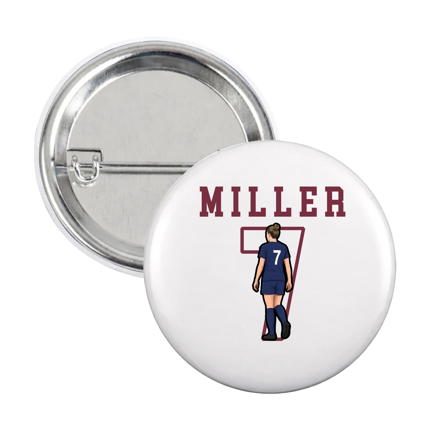 Game Day Button — Shirsey in White