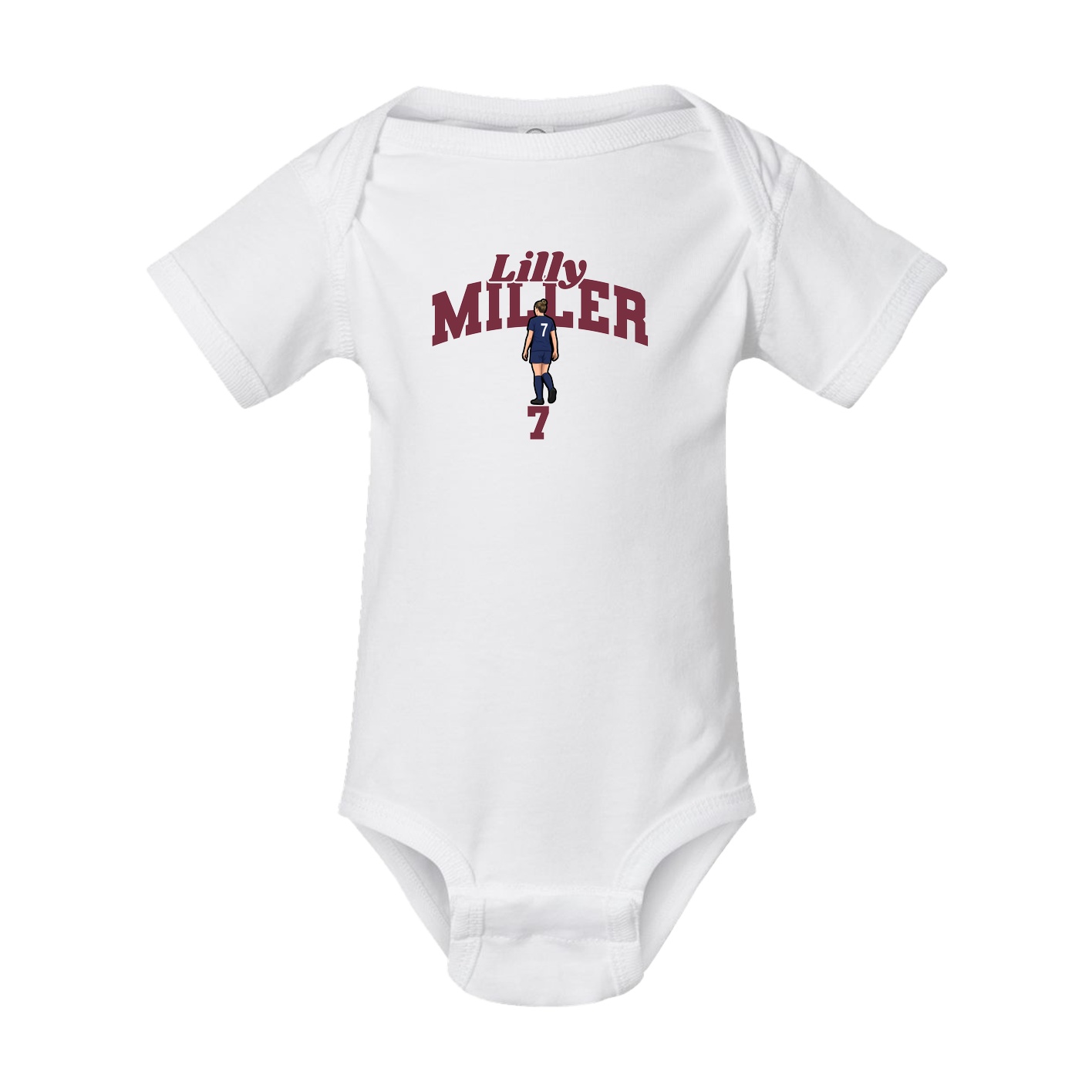 Baby Onesie — Signature Arch in White